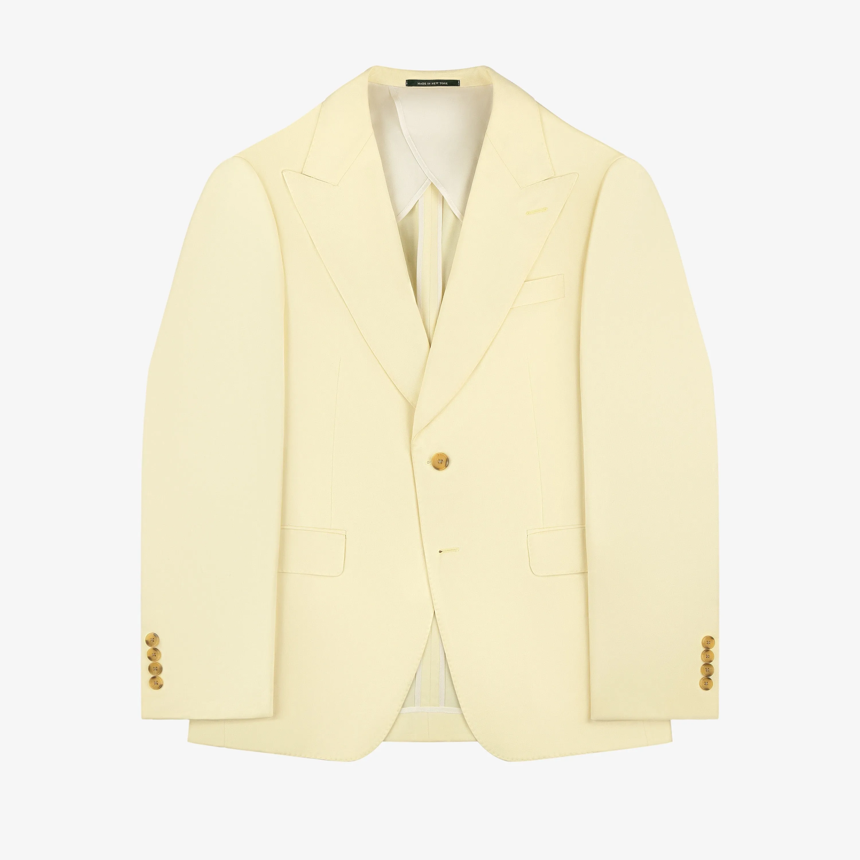 Single-Breasted Peak Lapel Suit Jacket sold by Aime Leon Dore