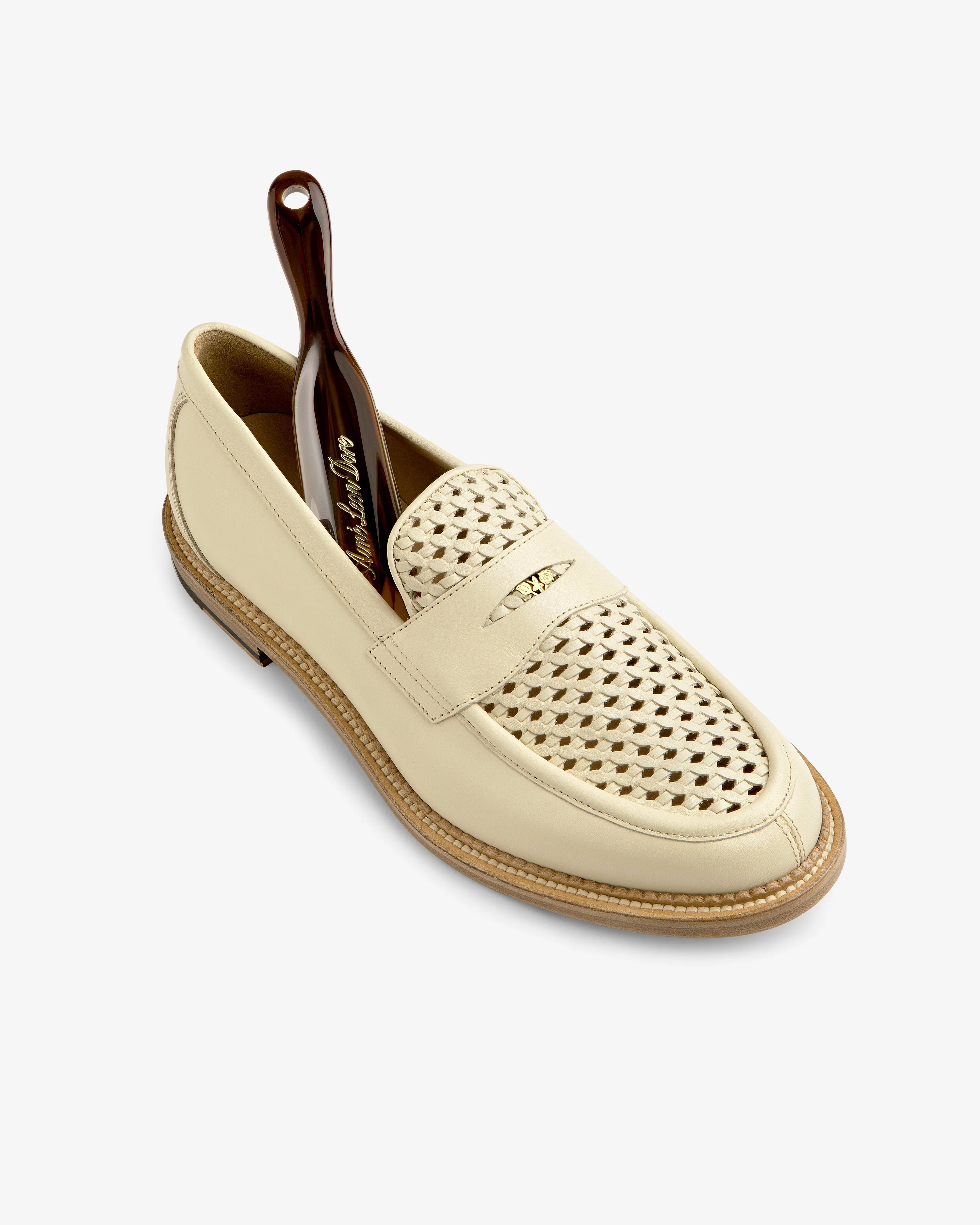 Queens Crest Raffia Loafer sold by Aime Leon Dore product image thumbnail 4