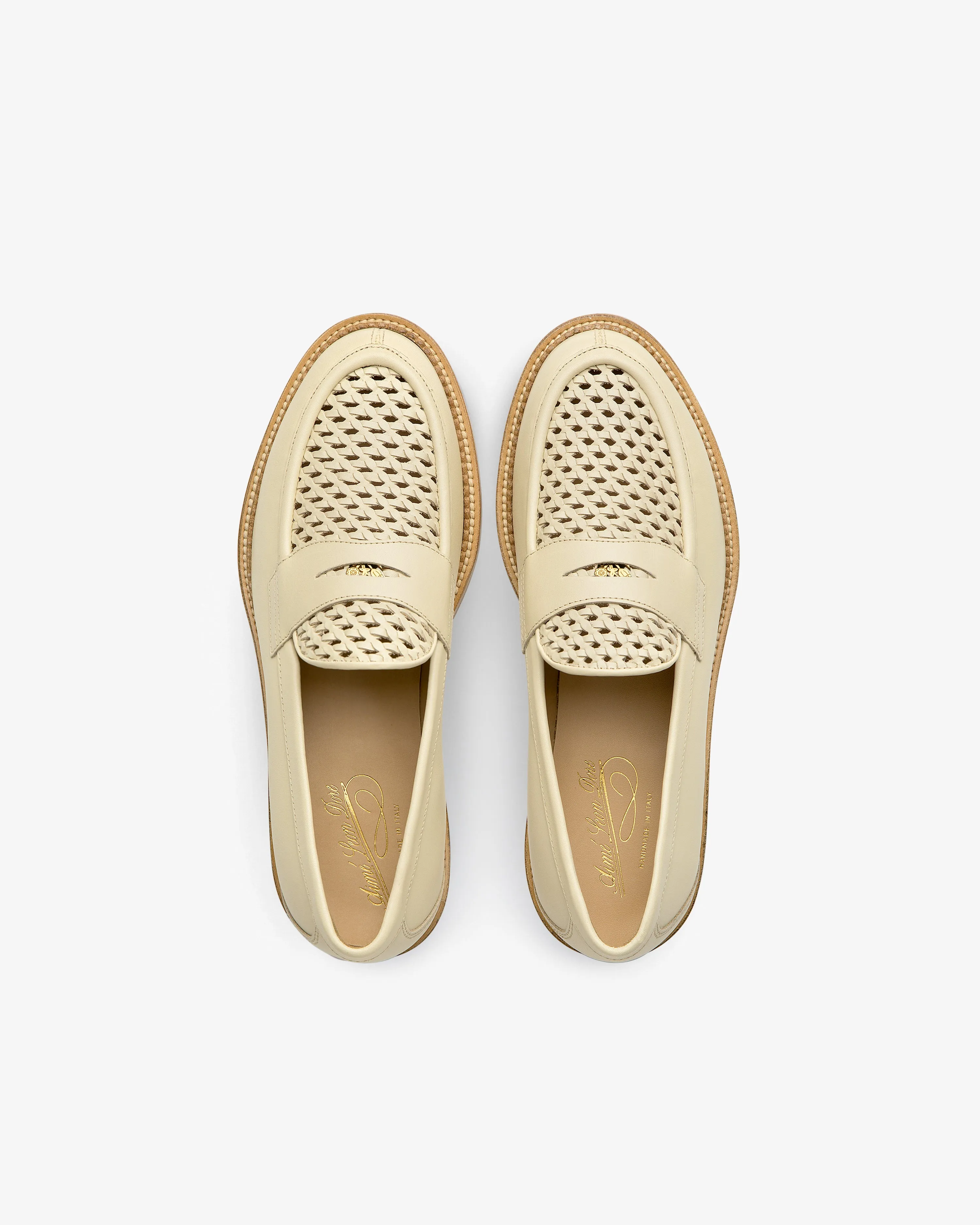 Queens Crest Raffia Loafer sold by Aime Leon Dore product image thumbnail 2