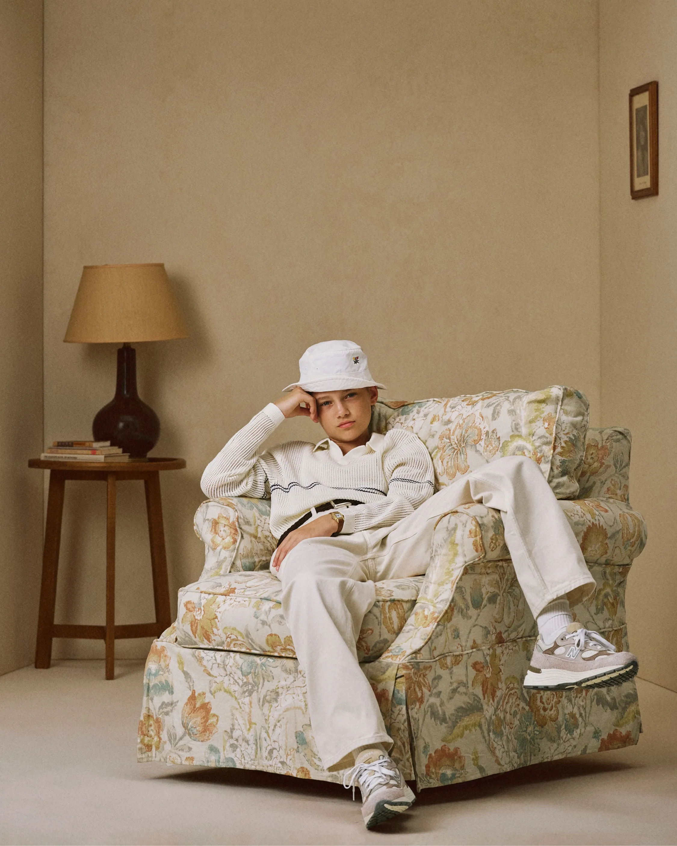 Long-Sleeve Mesh Knit Polo sold by Aime Leon Dore product image thumbnail 3