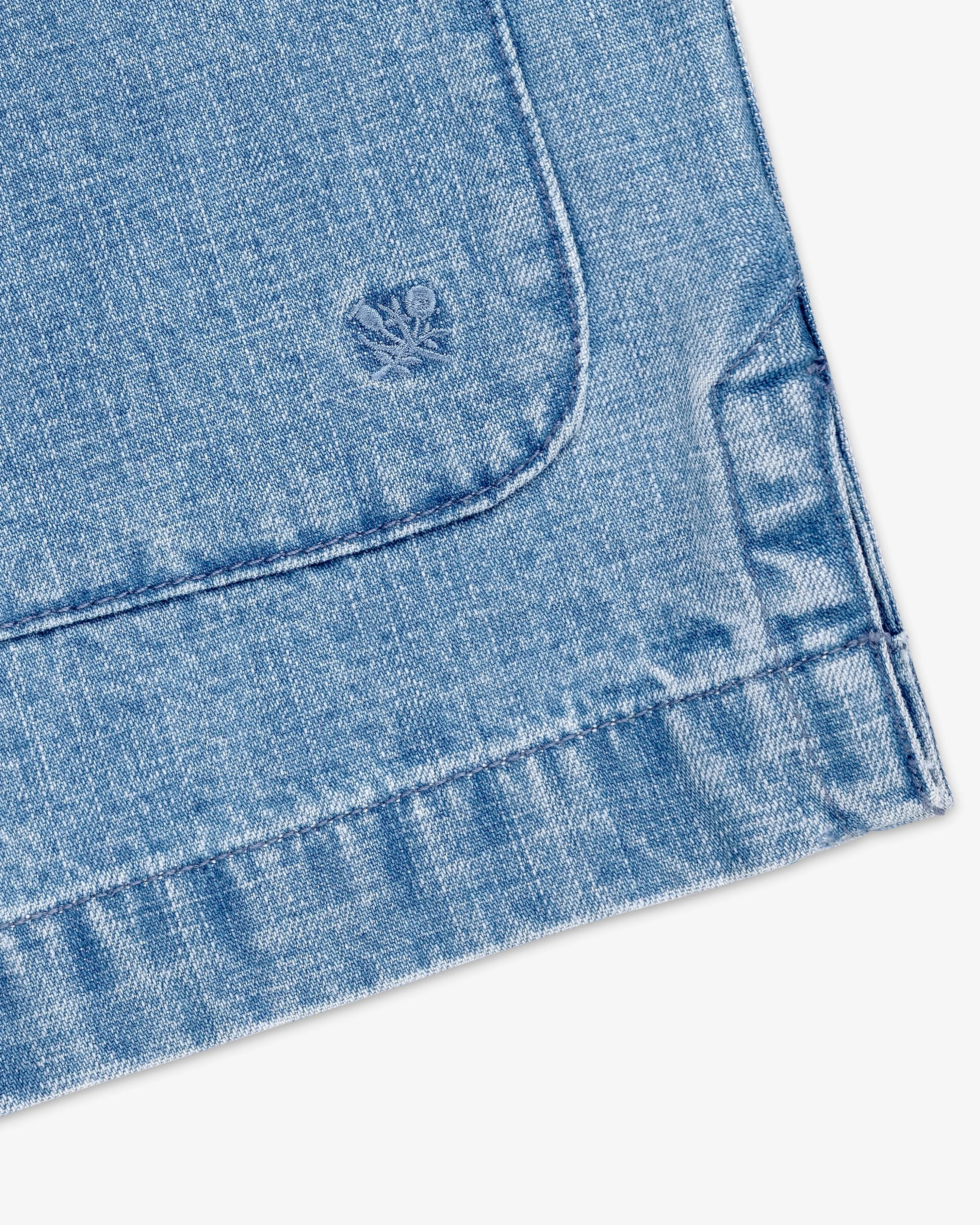 Denim Collarband Jacket sold by Aime Leon Dore product image thumbnail 5