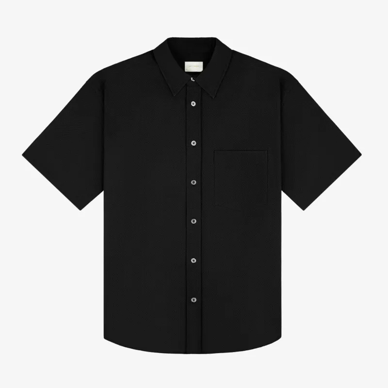 Short-Sleeve Seersucker Shirt sold by Aime Leon Dore