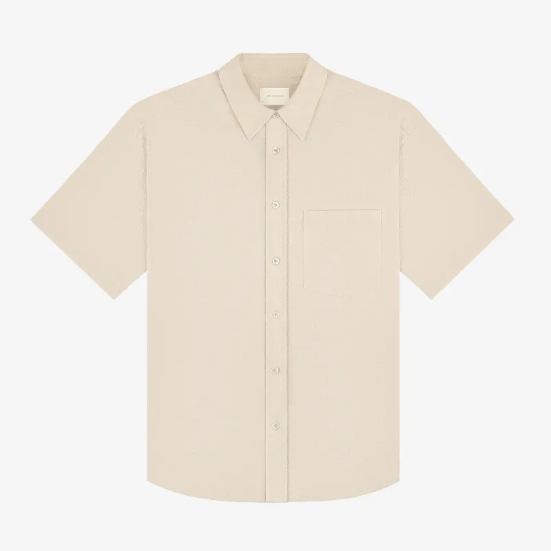 Short-Sleeve Seersucker Shirt sold by Aime Leon Dore