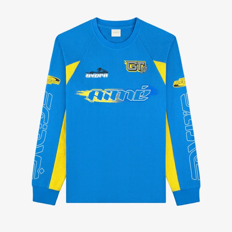 Long-Sleeve Mesh Waverunner Tee sold by Aime Leon Dore