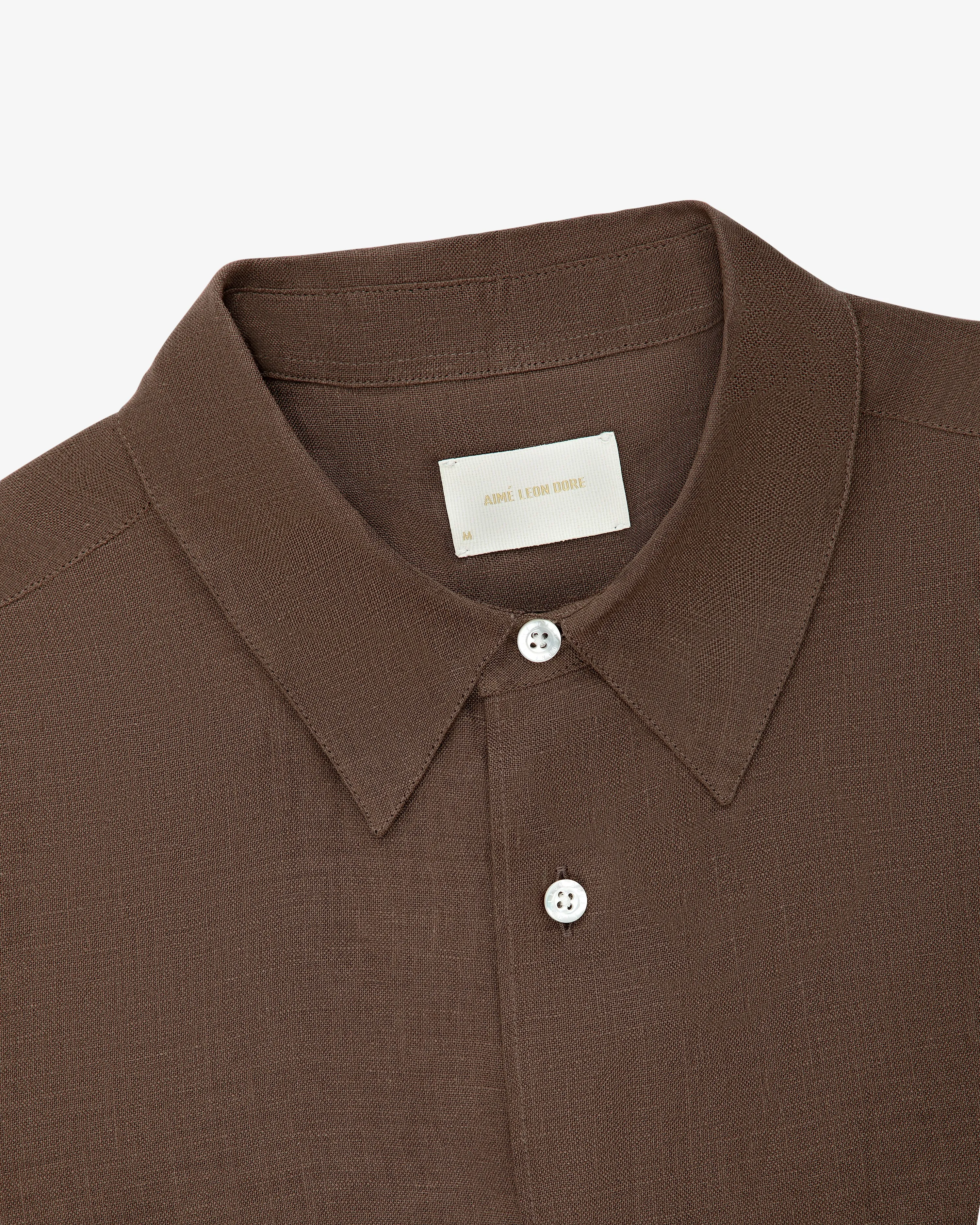 Long-Sleeve Linen Shirt sold by Aime Leon Dore product image thumbnail 3