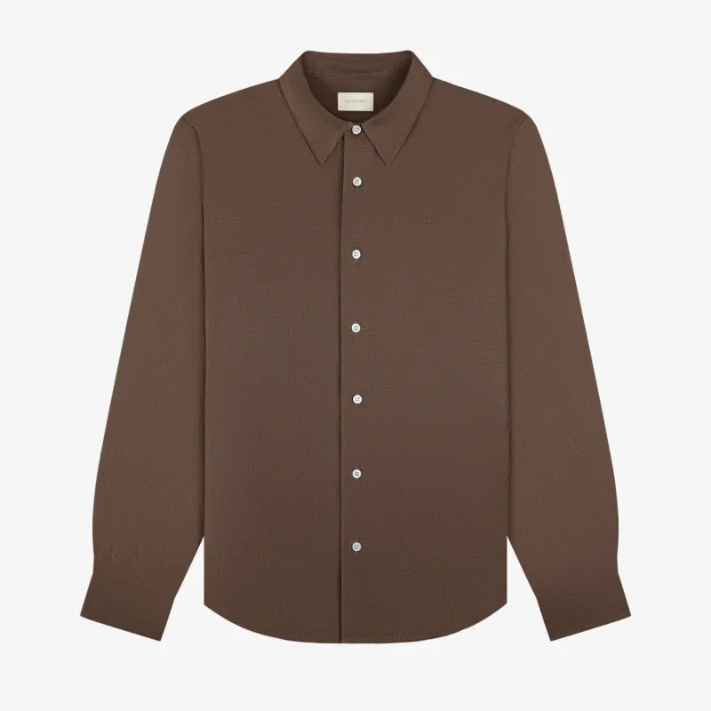 Long-Sleeve Linen Shirt sold by Aime Leon Dore