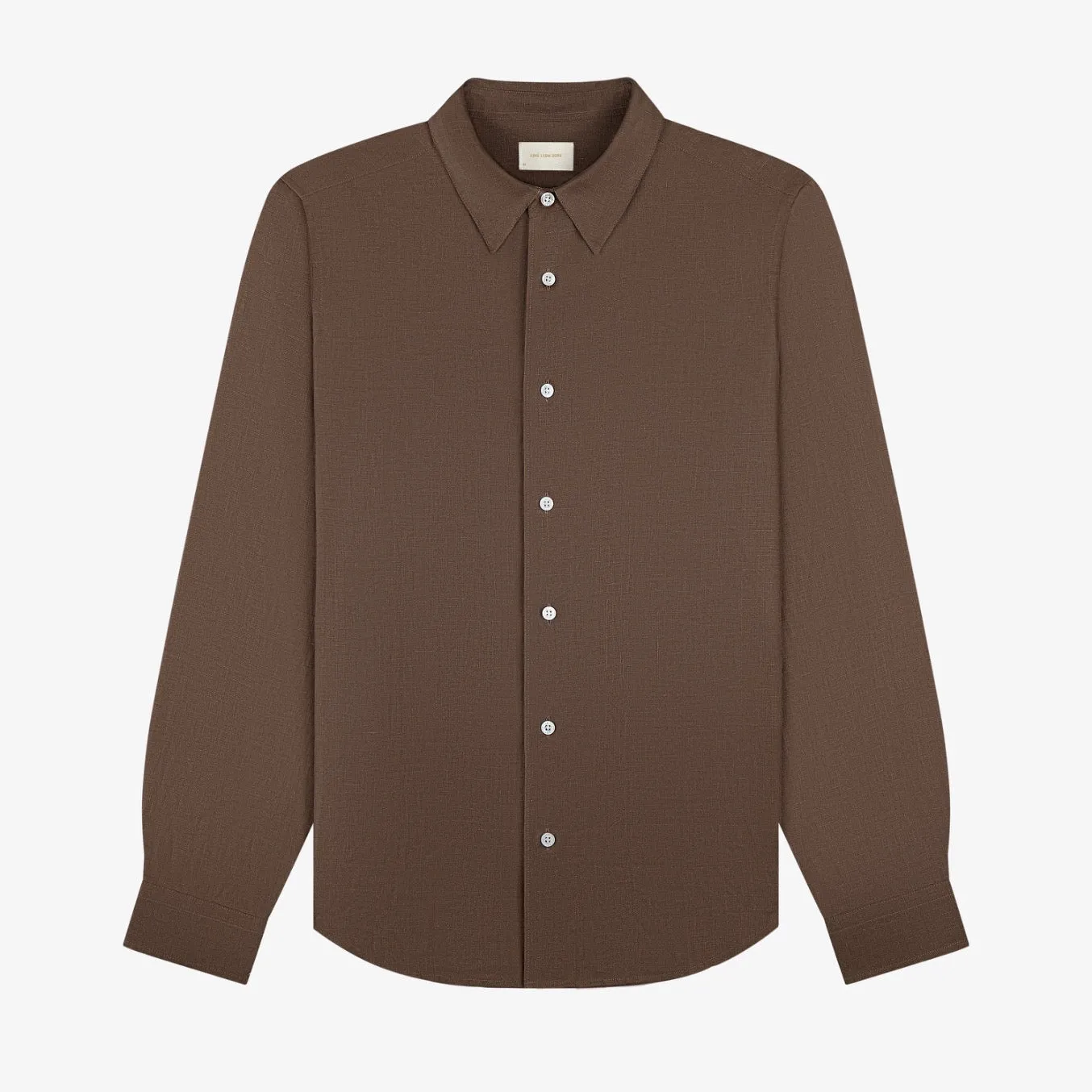 Long-Sleeve Linen Shirt sold by Aime Leon Dore