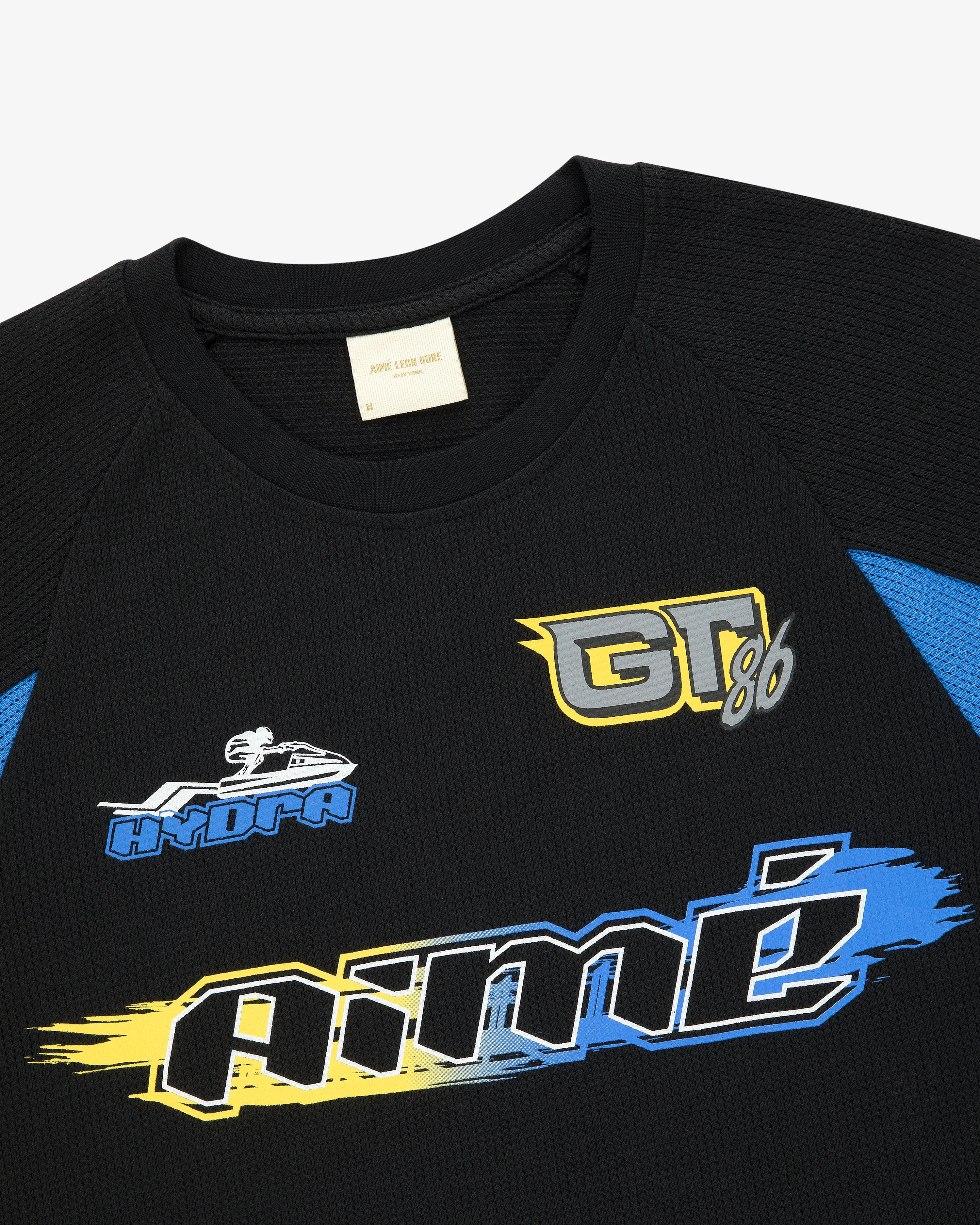 Long-Sleeve Mesh Waverunner Tee sold by Aime Leon Dore product image thumbnail 5