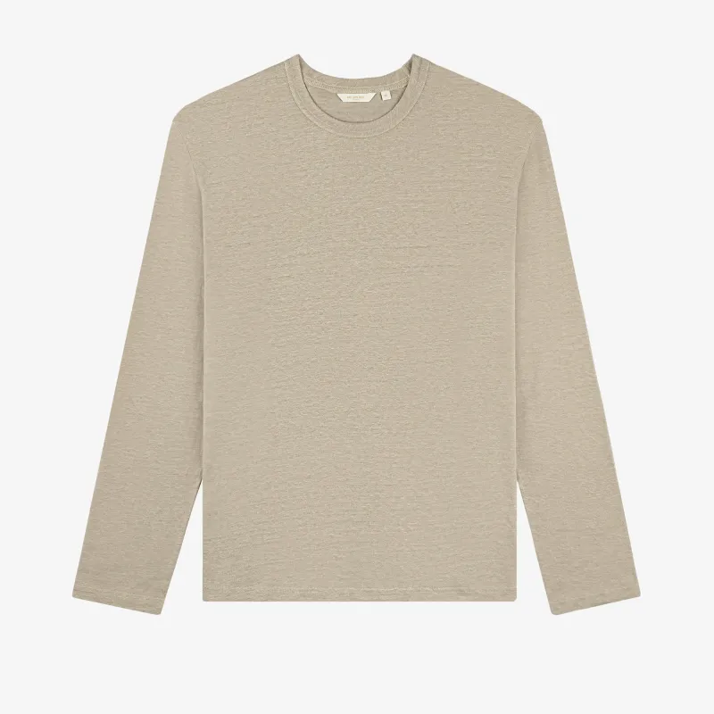 Long-Sleeve Linen Tee sold by Aime Leon Dore