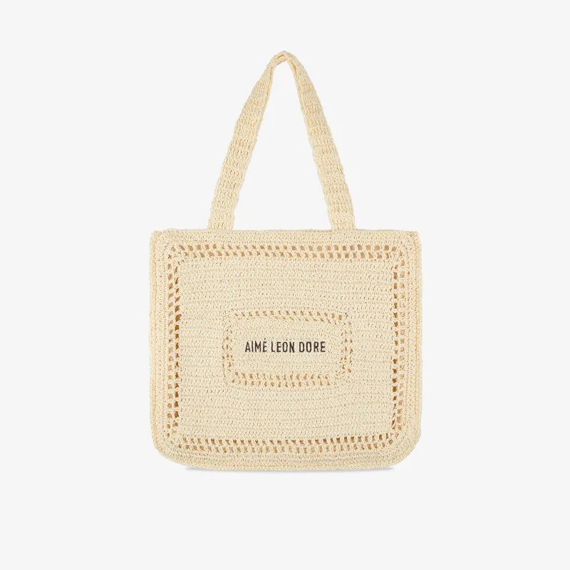 Crochet Tote Bag sold by Aime Leon Dore