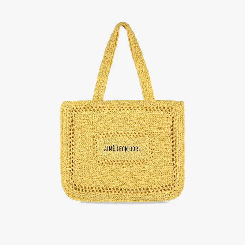Crochet Tote Bag sold by Aime Leon Dore