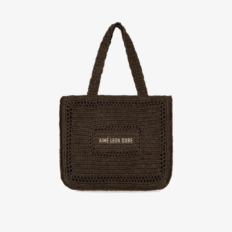 Aime Leon Dore ベージュ キャンバス ショルダーバッグ Aime Leon Dore Café Leon Dore Tote Bag | Parallel