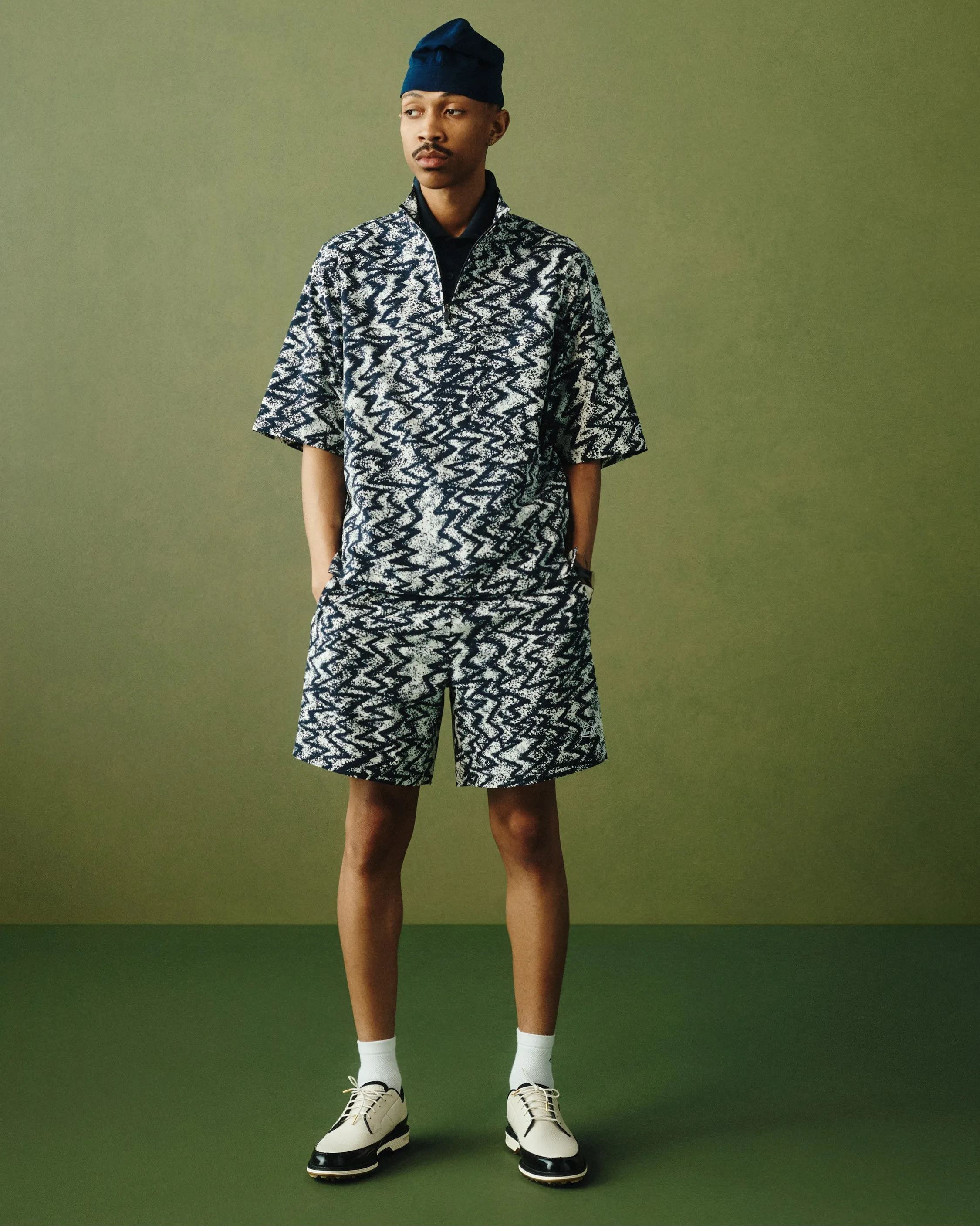 ALD Golf Patterned Quarter Zip Pullover sold by Aime Leon Dore product image thumbnail 3