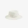 ALD / New Era Yankees Striped Linen Bucket Hat sold by Aime Leon Dore