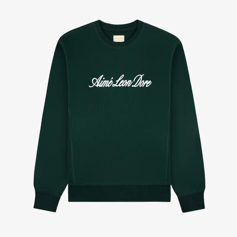 Vintage Script Crewneck sold by Aime Leon Dore