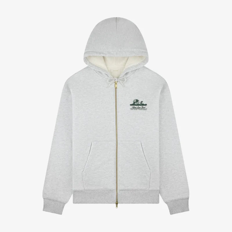 Unisphere Waffle Lined Full-Zip Hoodie sold by Aime Leon Dore
