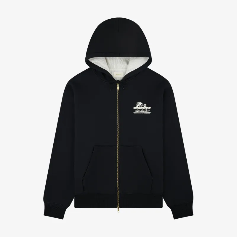 Unisphere Waffle Lined Full-Zip Hoodie sold by Aime Leon Dore