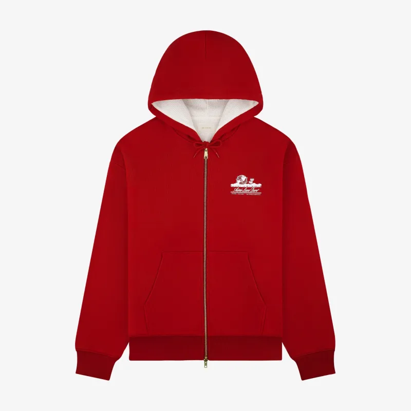 Unisphere Waffle Lined Full-Zip Hoodie sold by Aime Leon Dore