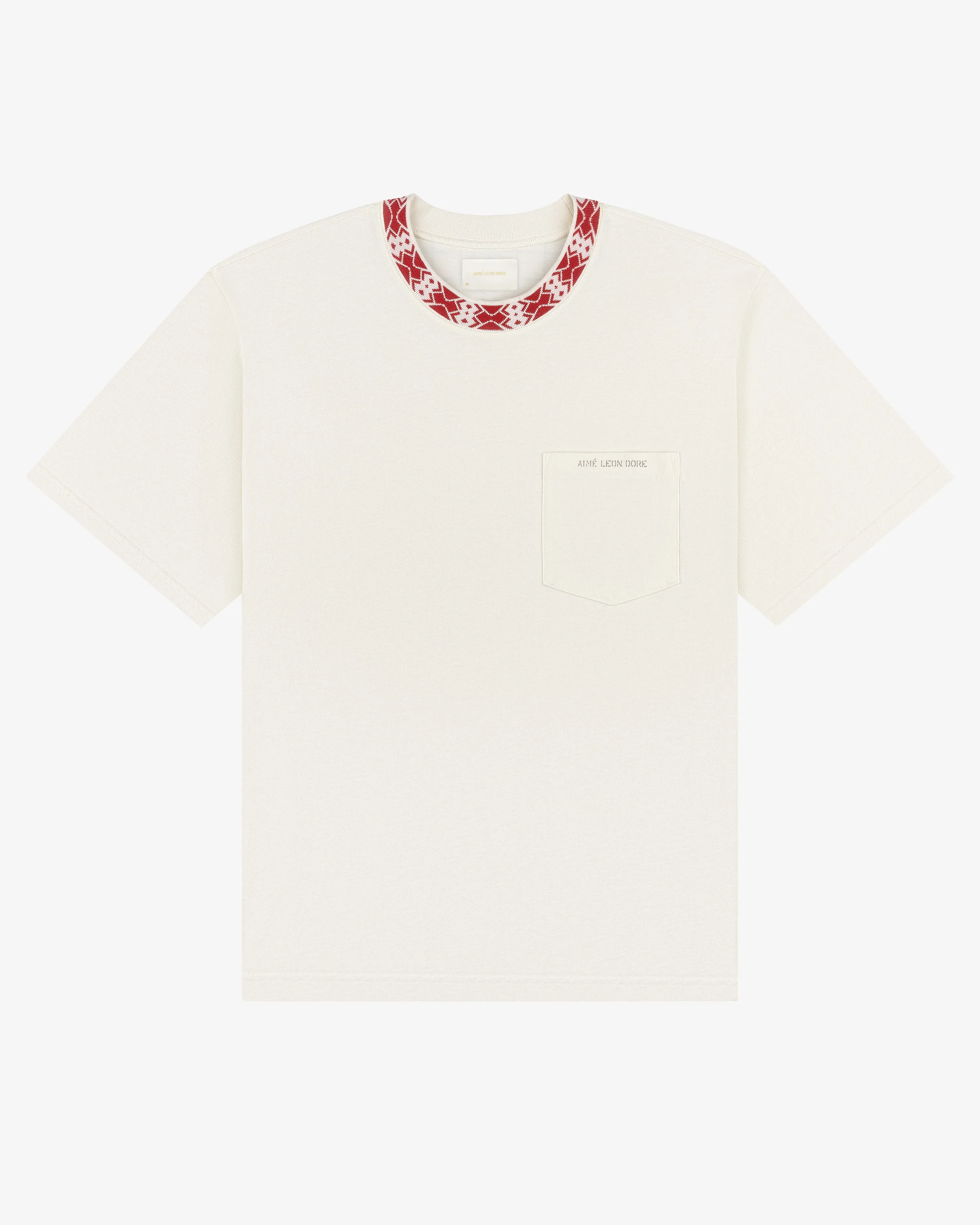 Jacquard Collar Pocket Tee sold by Aime Leon Dore product image thumbnail 2
