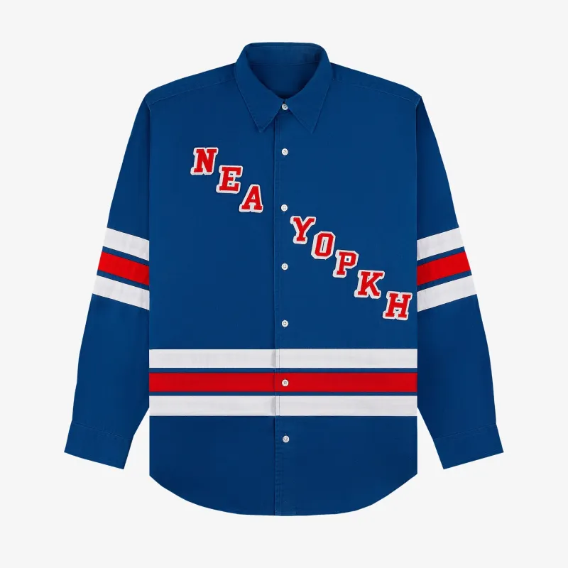 NY Appliqué Overshirt sold by Aime Leon Dore