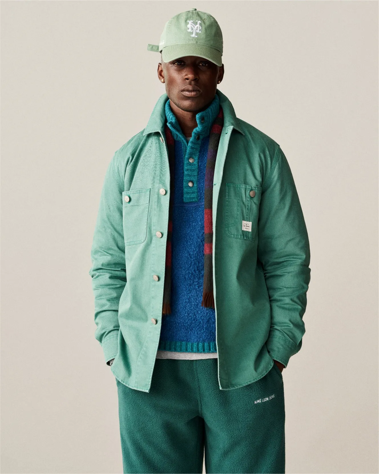 Carpenter Overshirt sold by Aime Leon Dore product image thumbnail 3