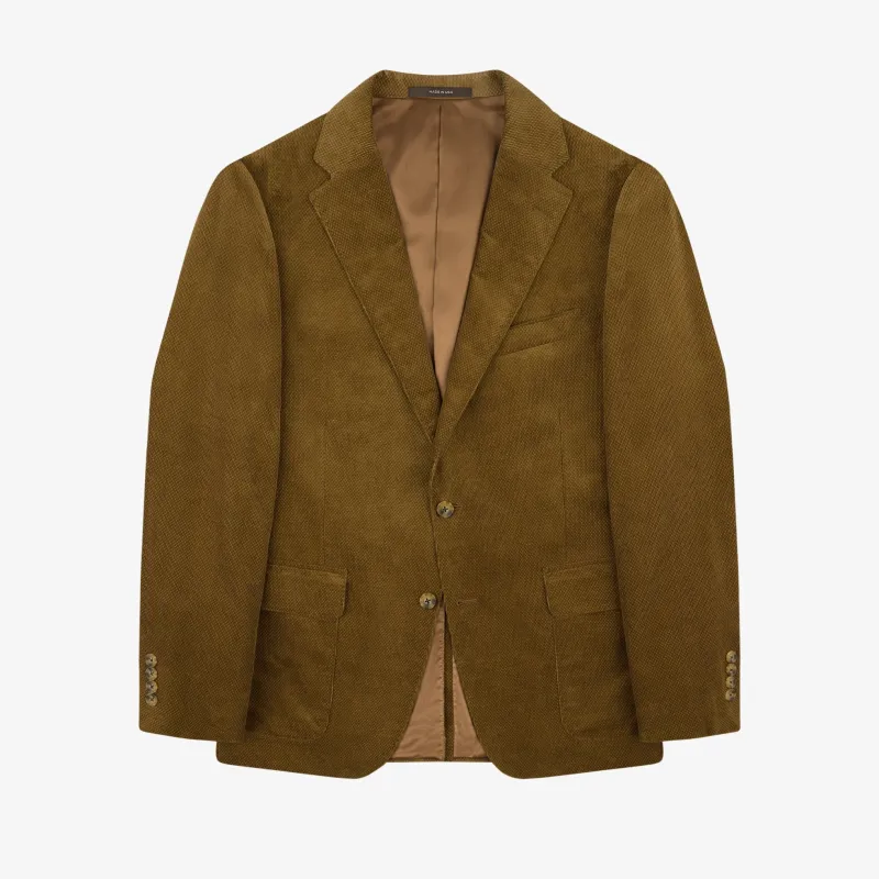 Single-Breasted Dobby Corduroy Suit Jacket sold by Aime Leon Dore