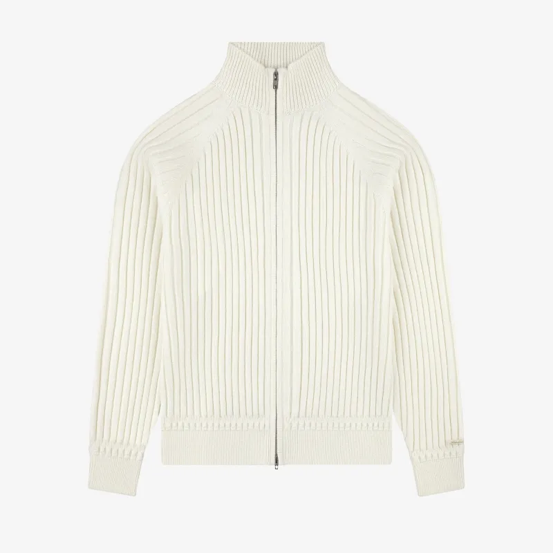 Drop Needle Full-Zip Sweater sold by Aime Leon Dore
