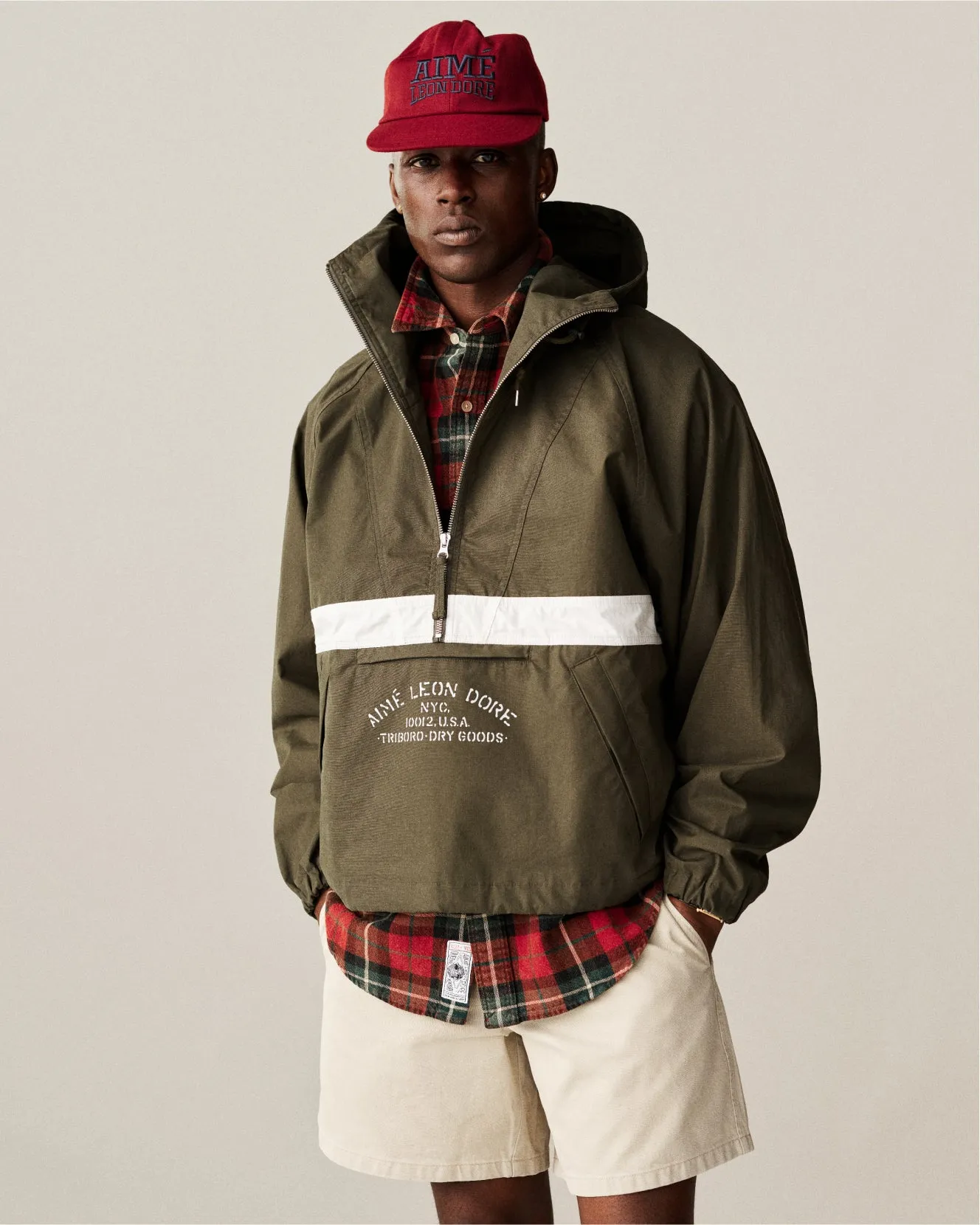 Plaid Overshirt sold by Aime Leon Dore product image thumbnail 3