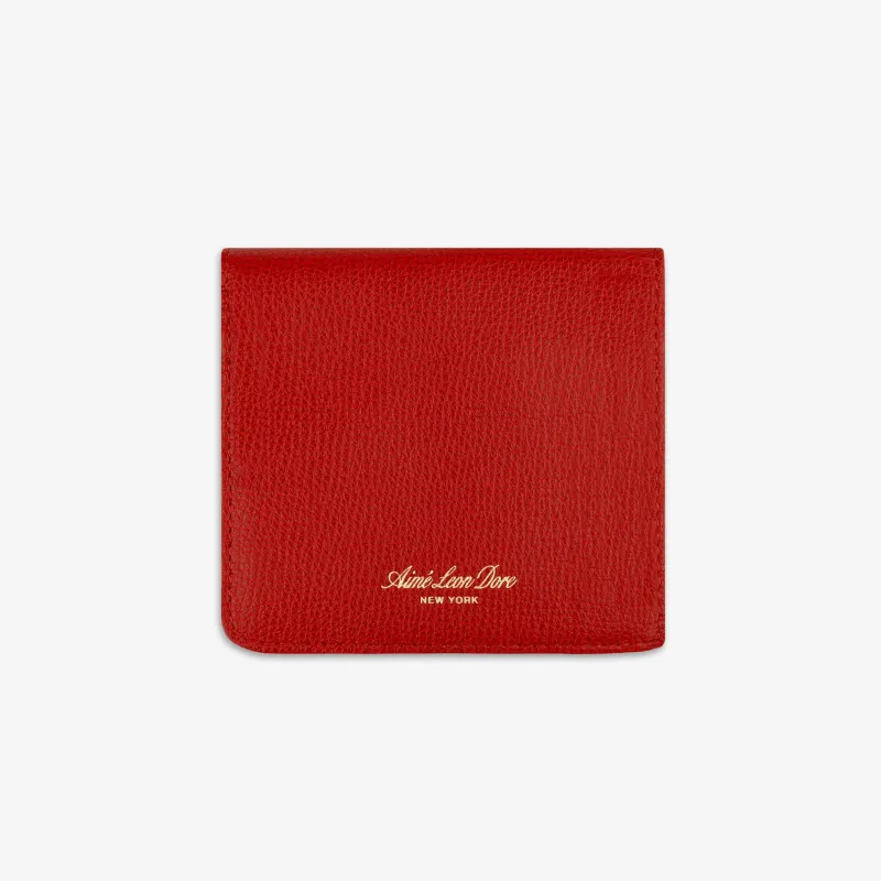 Full   Grain   Leather   Bi-Fold Wallet sold by Aime Leon Dore
