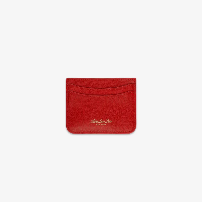 Full    Grain    Leather Cardholder sold by Aime Leon Dore
