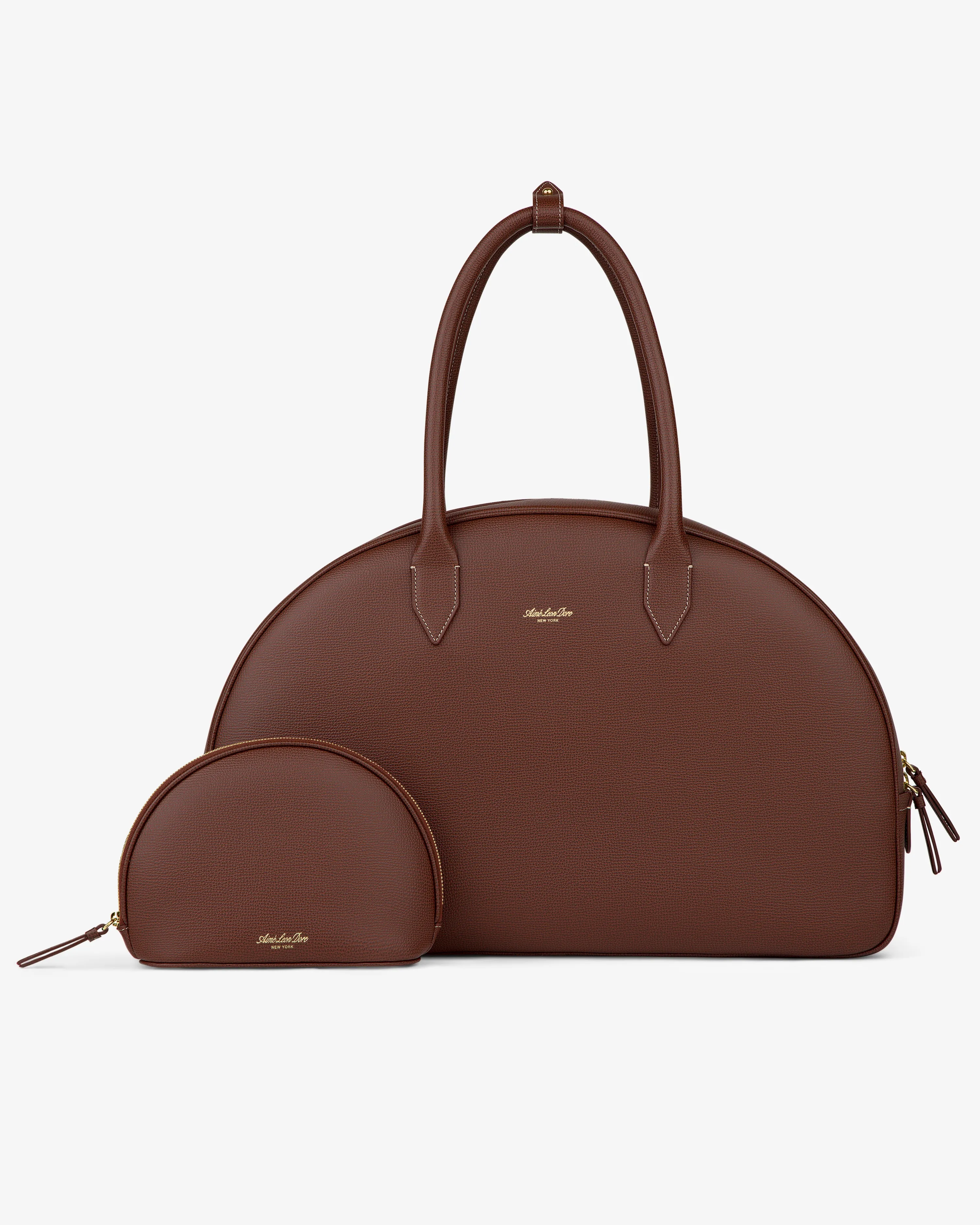 Full Grain Leather Crescent Shoulder Bag sold by Aime Leon Dore product image thumbnail 3