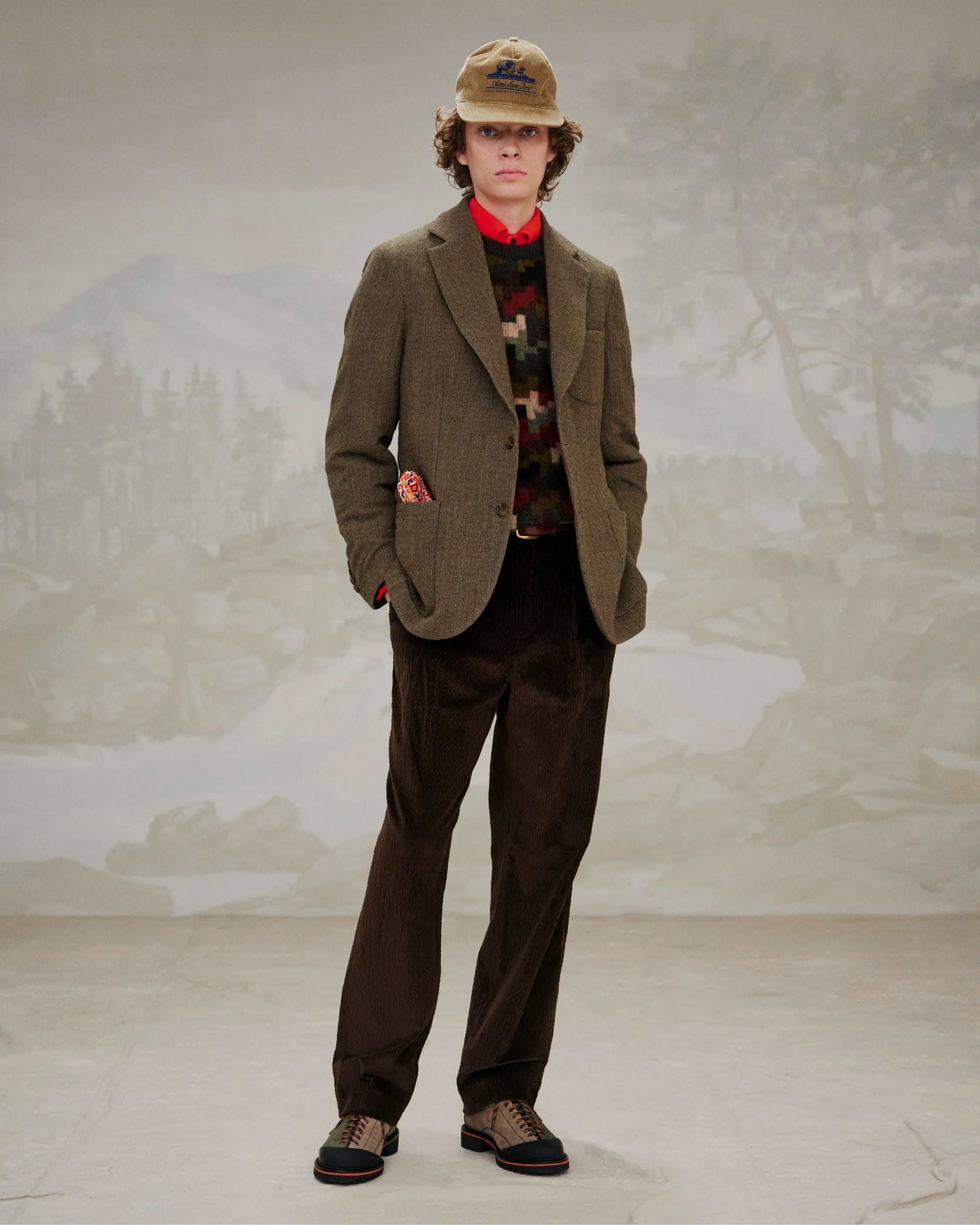 Single Pleated Corduroy Pant sold by Aime Leon Dore product image thumbnail 3