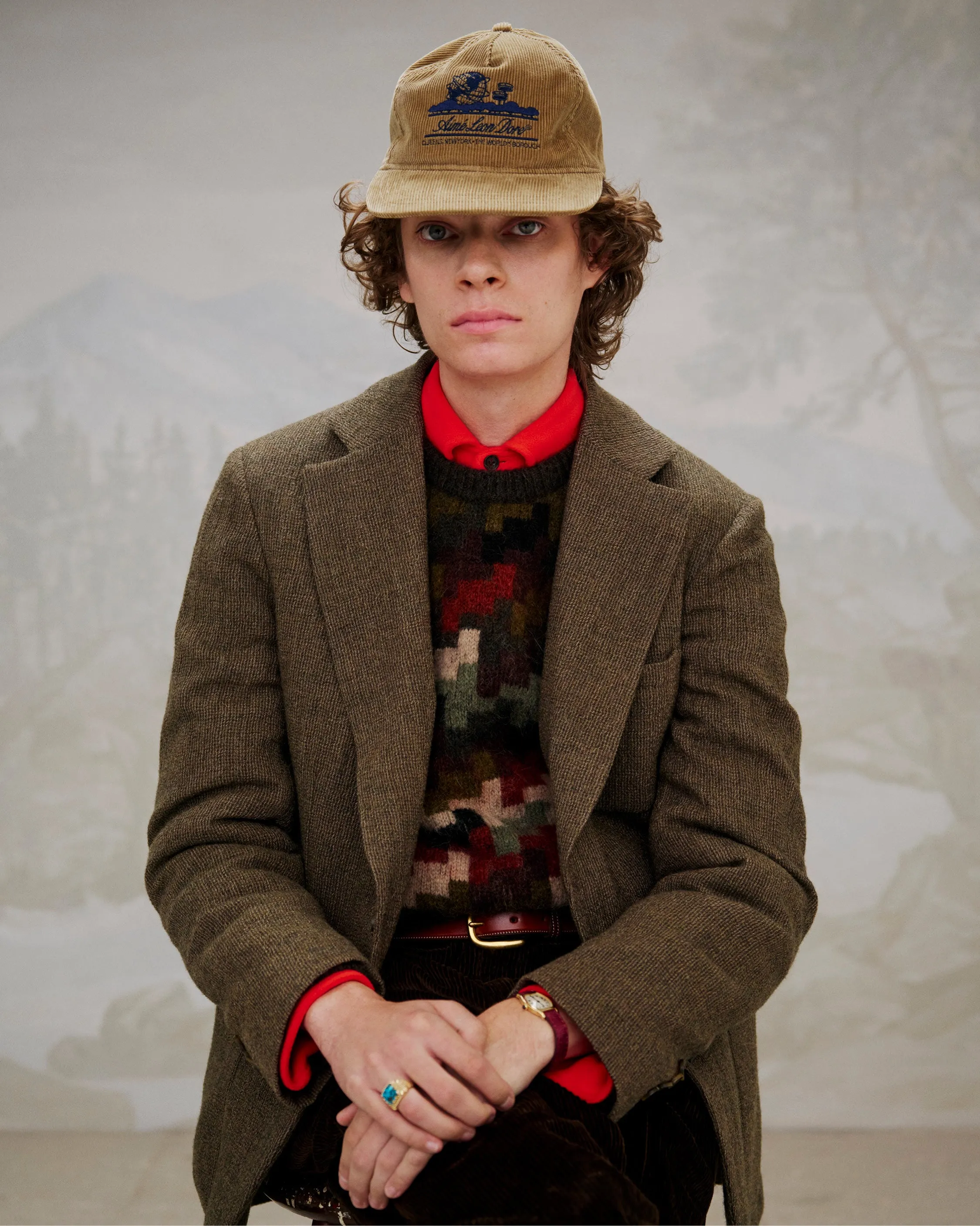 Single-Breasted Boiled Wool Suit Jacket sold by Aime Leon Dore product image thumbnail 3