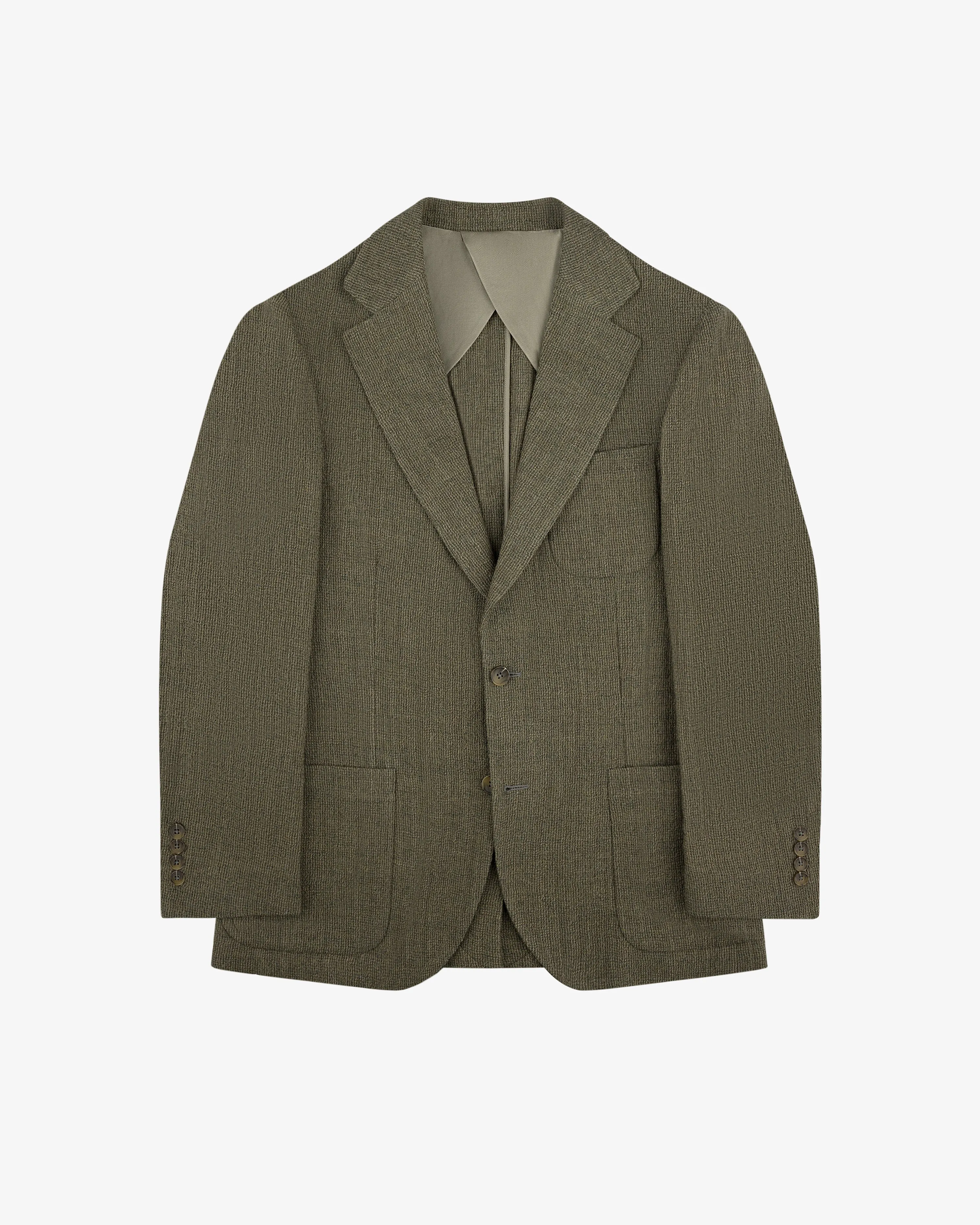 Single-Breasted Boiled Wool Suit Jacket sold by Aime Leon Dore product image thumbnail 2