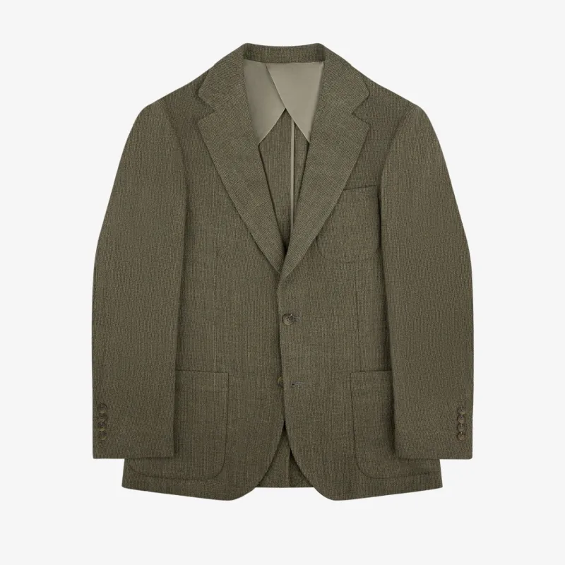 Single-Breasted Boiled Wool Suit Jacket sold by Aime Leon Dore