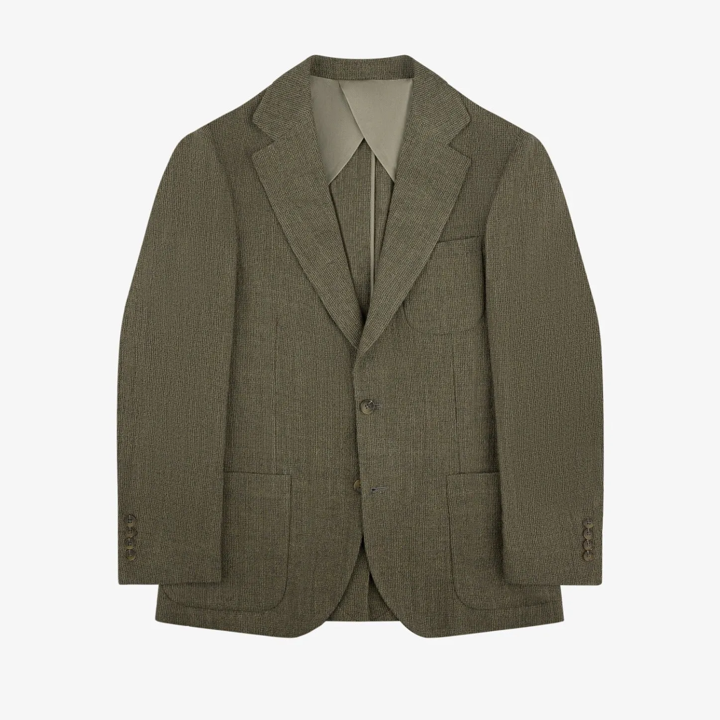 Single-Breasted Boiled Wool Suit Jacket sold by Aime Leon Dore