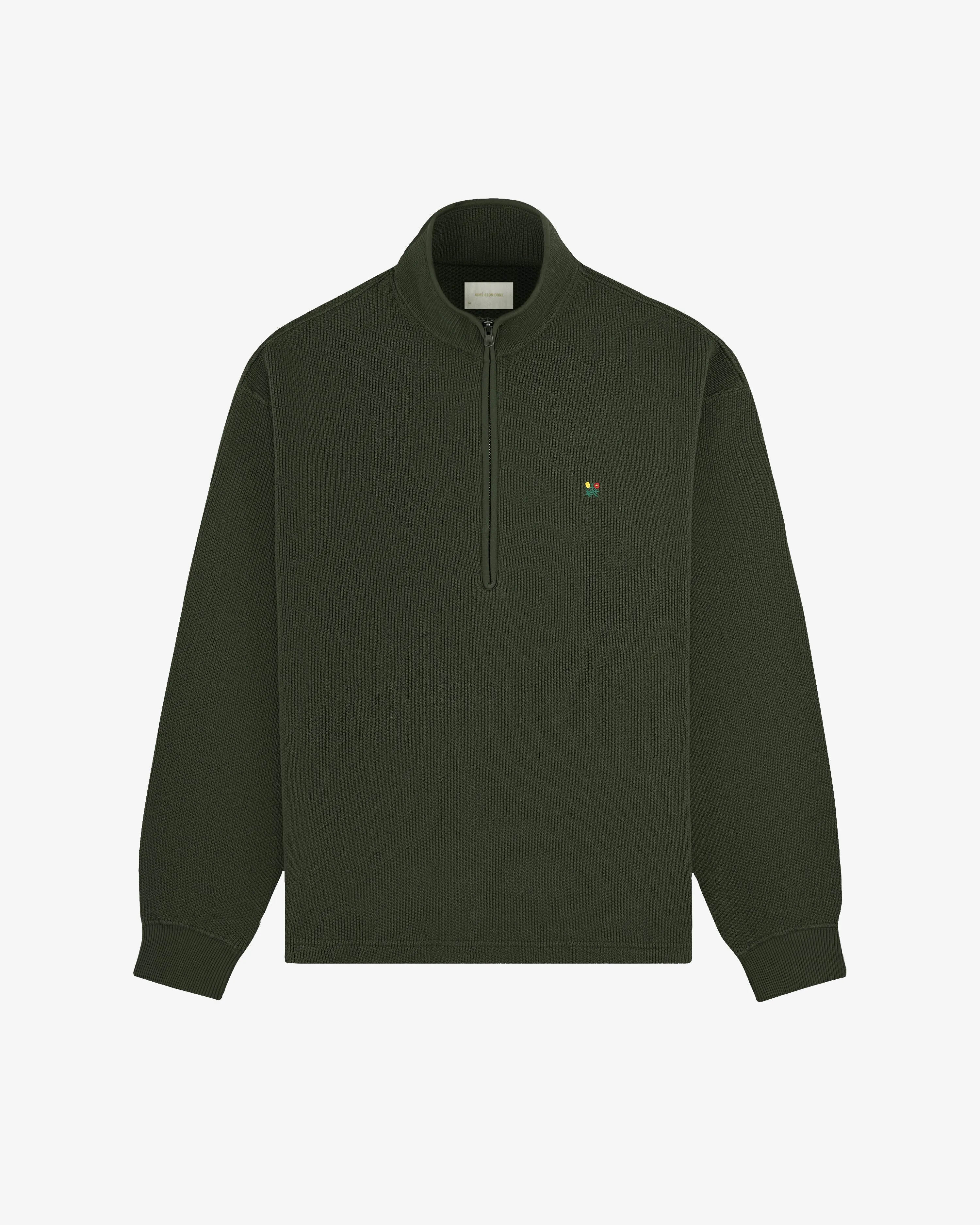 Crest Piqué Half-Zip Pullover sold by Aime Leon Dore product image thumbnail 2