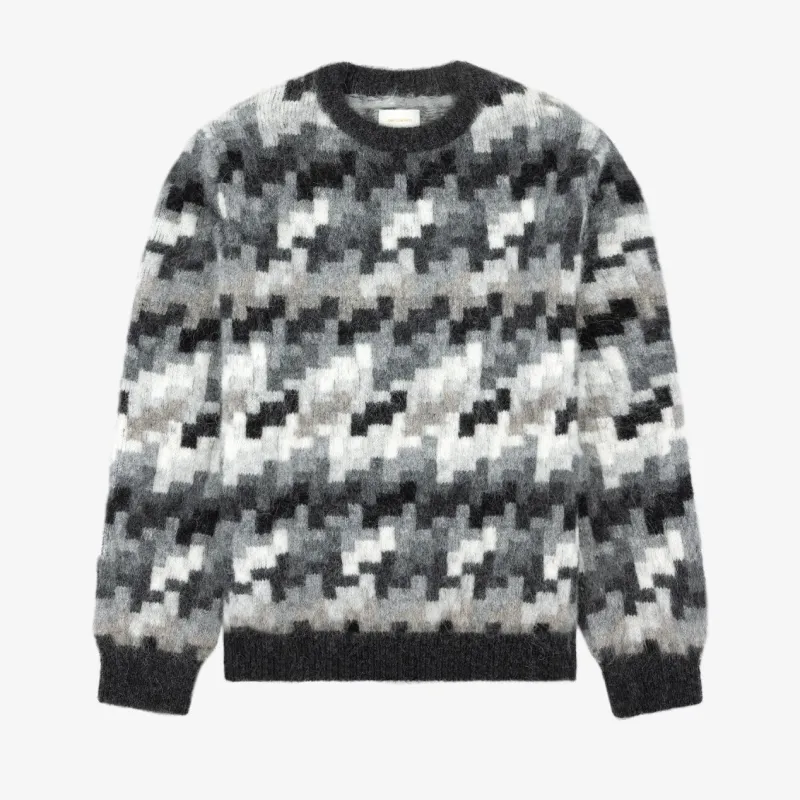 Surplus Houndstooth Crewneck Sweater sold by Aime Leon Dore