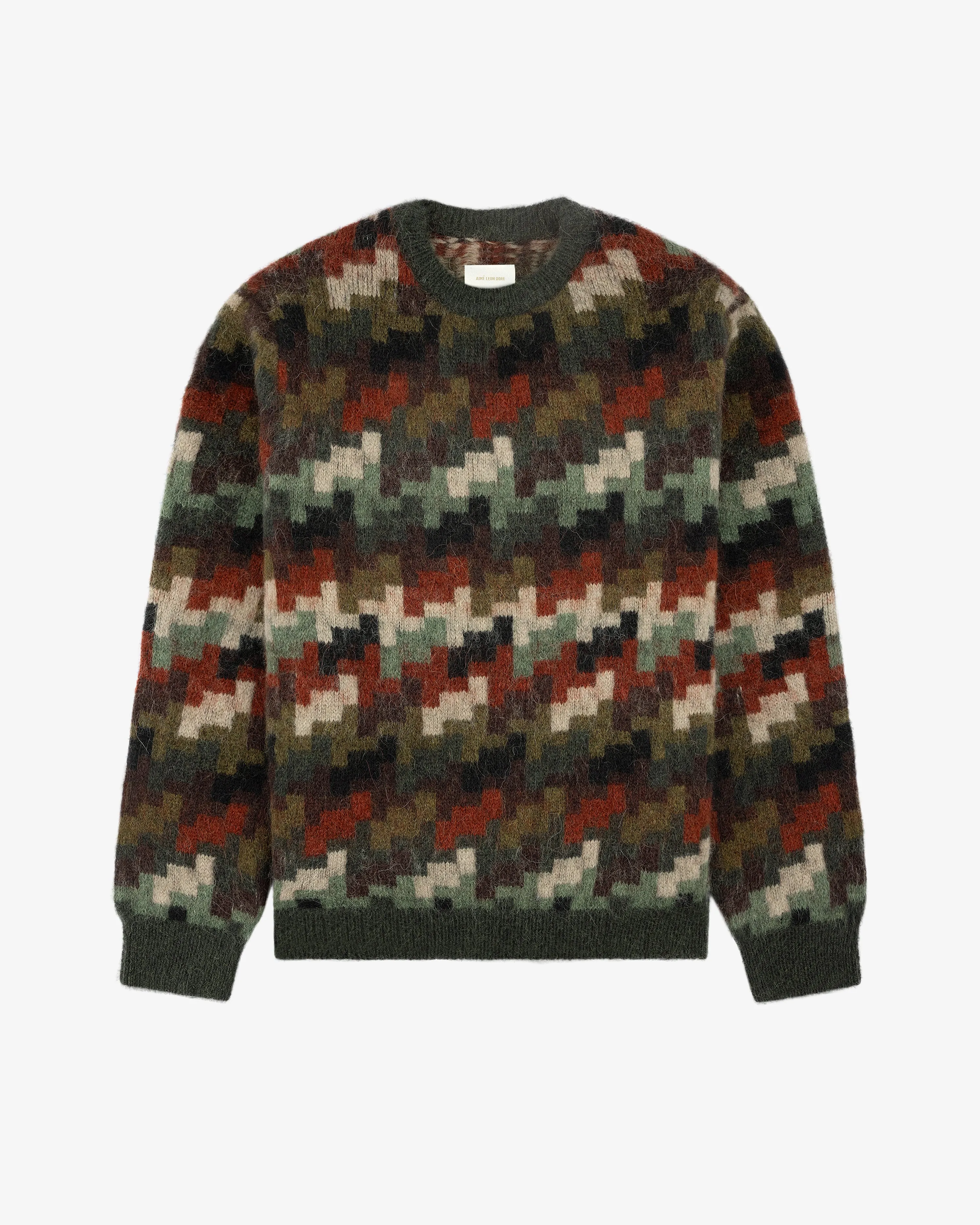 Surplus Houndstooth Crewneck Sweater sold by Aime Leon Dore product image thumbnail 2