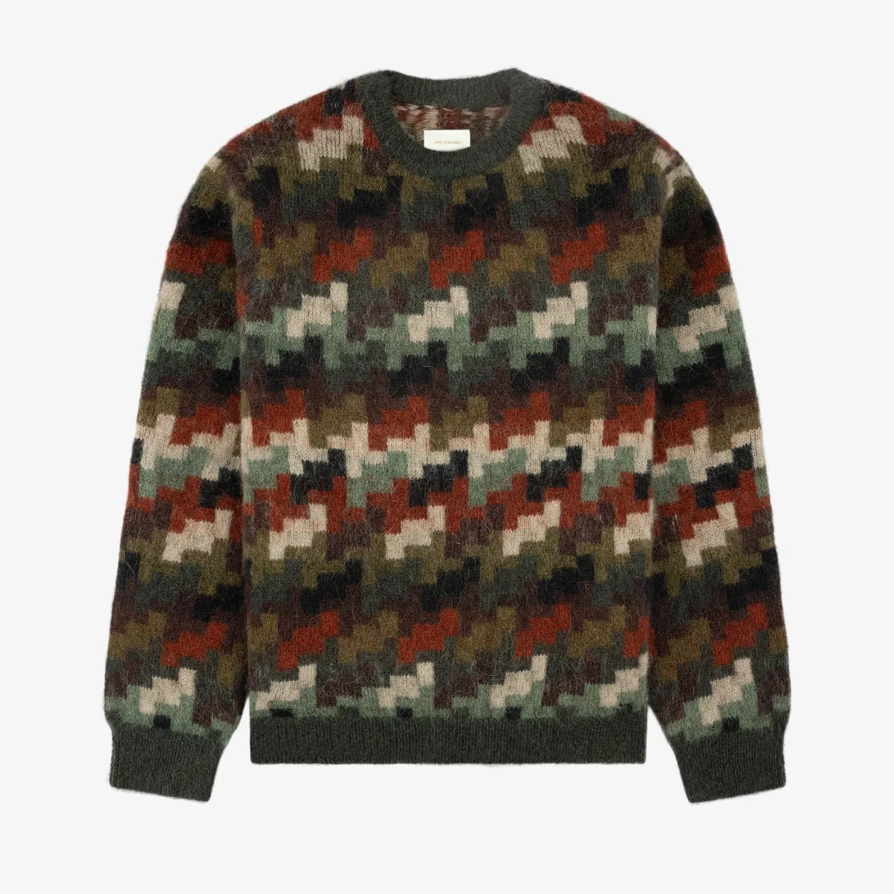 Surplus Houndstooth Crewneck Sweater sold by Aime Leon Dore