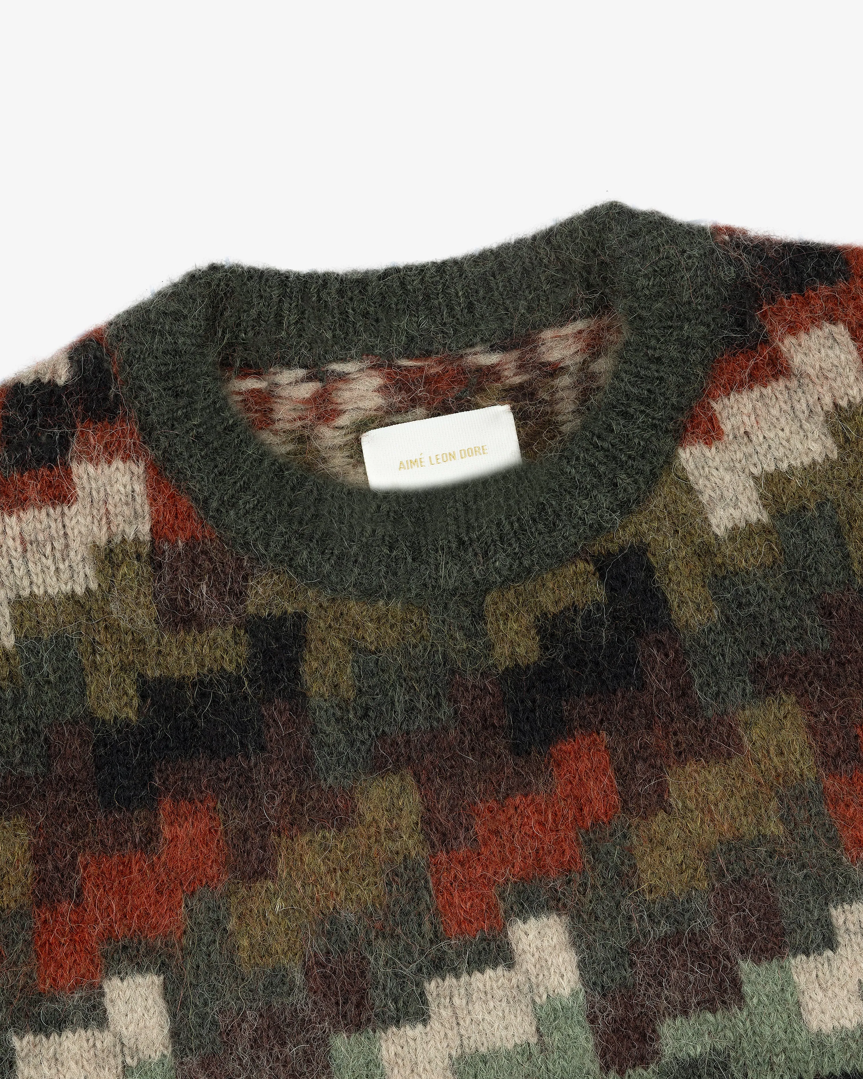 Surplus Houndstooth Crewneck Sweater sold by Aime Leon Dore product image thumbnail 4