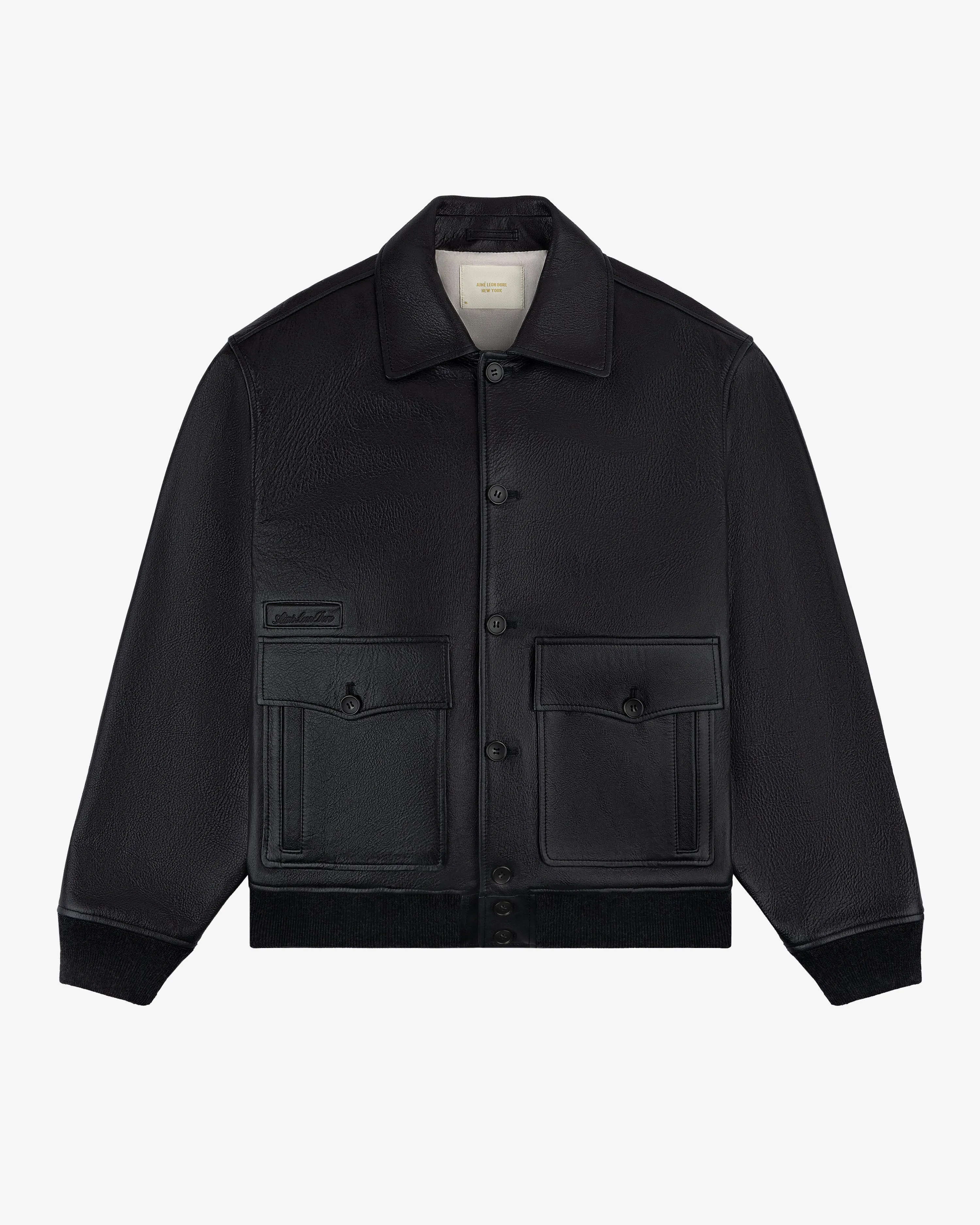 Leather Flight Jacket sold by Aime Leon Dore product image thumbnail 3