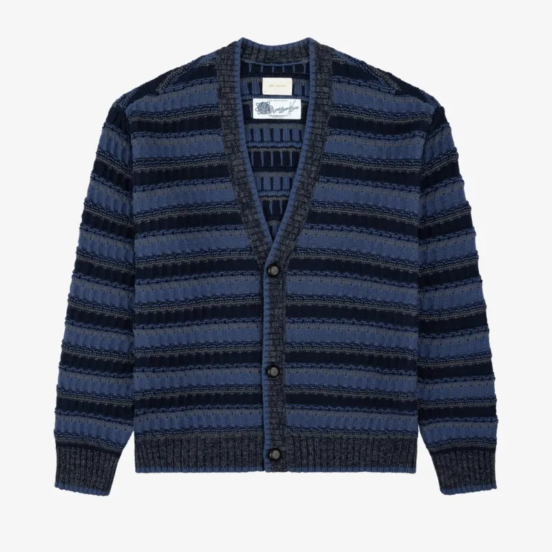 Jacquard Striped Cardigan sold by Aime Leon Dore