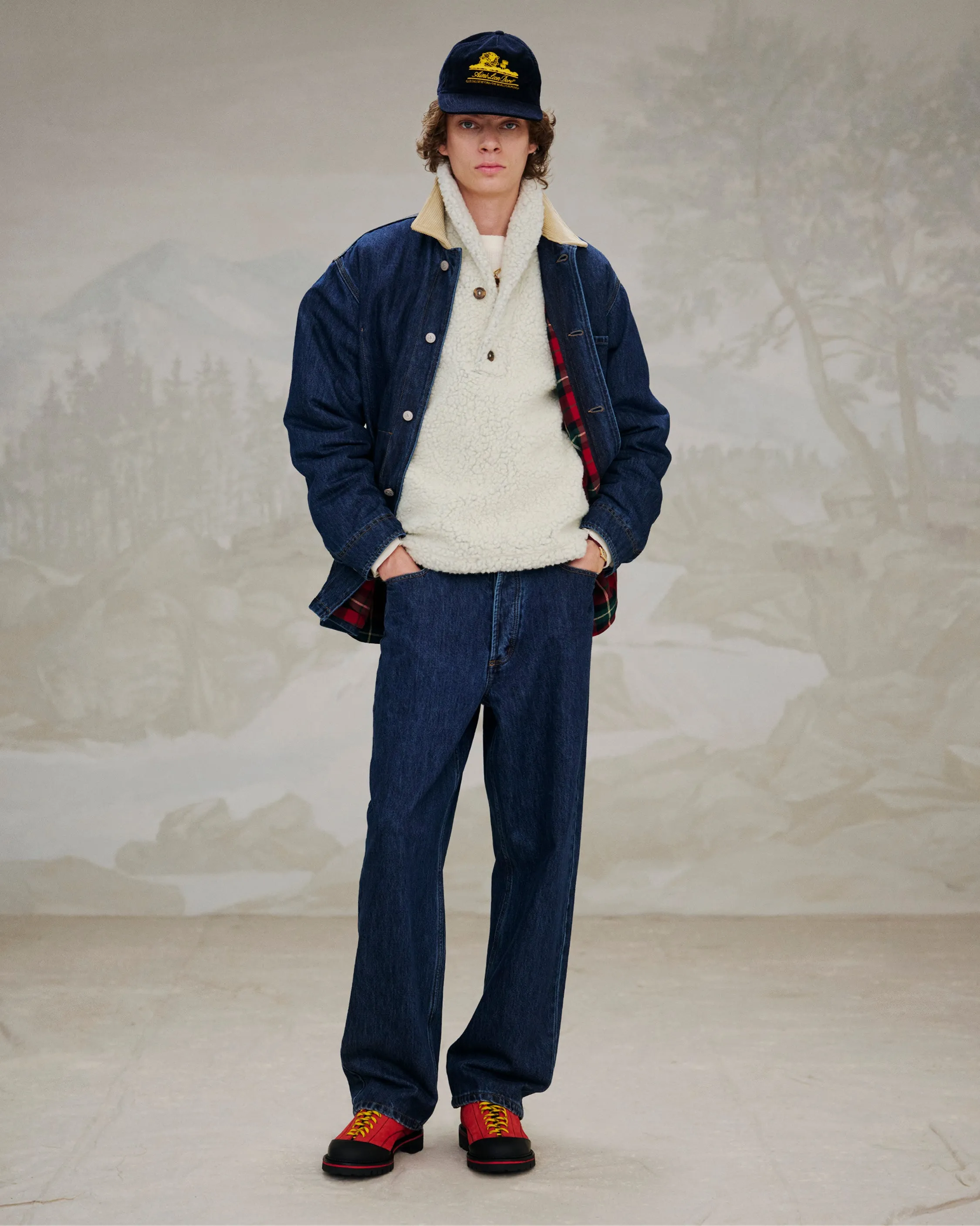 Shawl Collar Fleece Pullover sold by Aime Leon Dore product image thumbnail 3