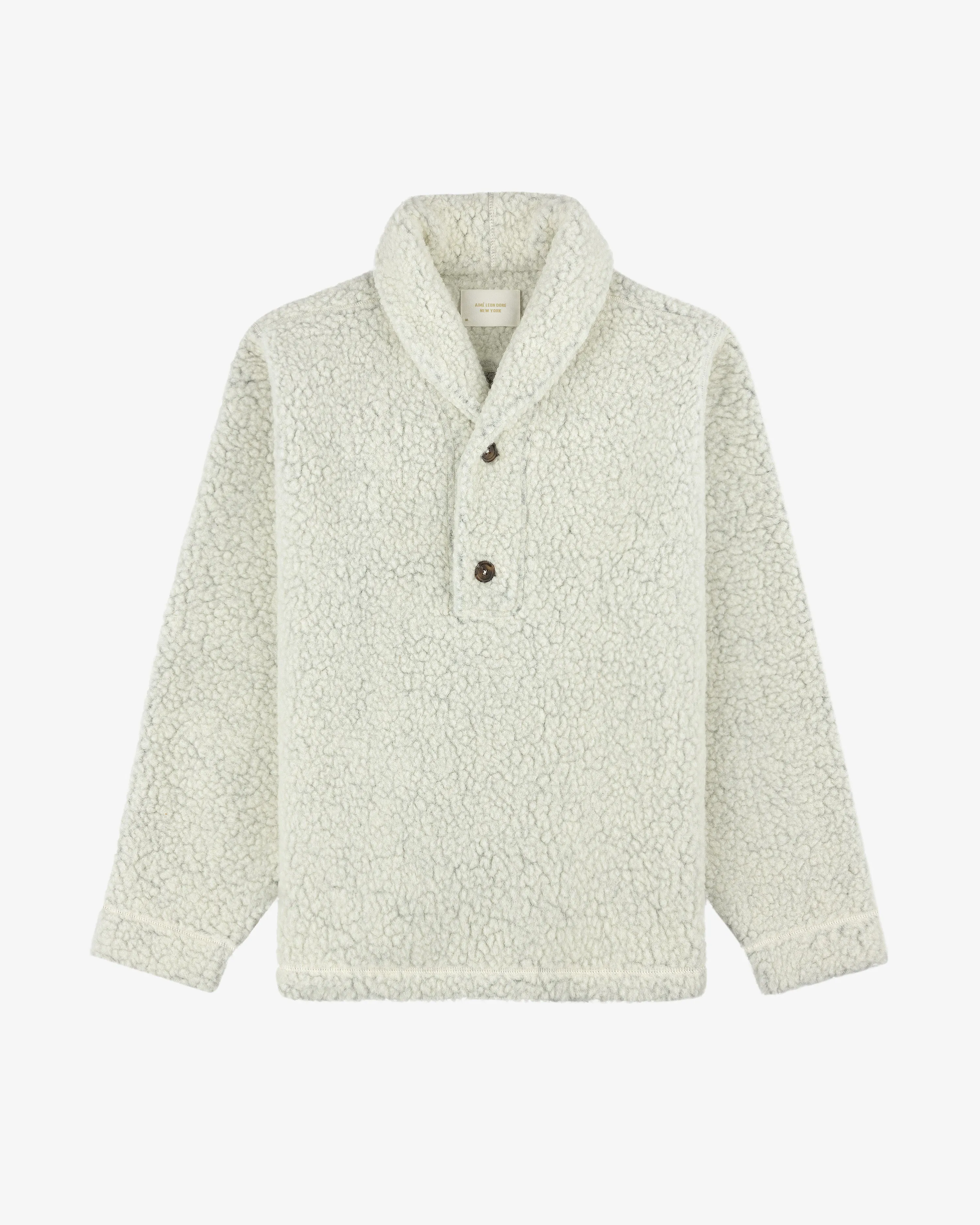 Shawl Collar Fleece Pullover sold by Aime Leon Dore product image thumbnail 2