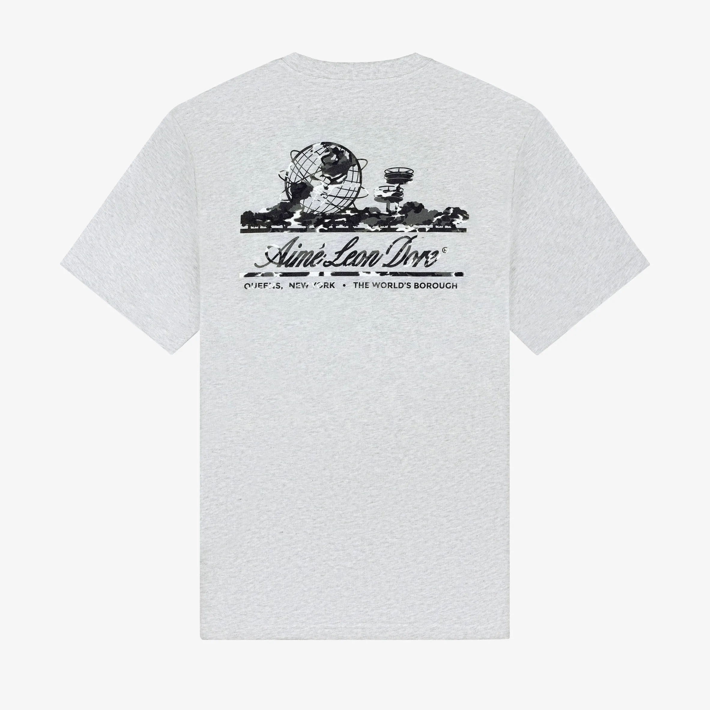 Camo Unisphere Tee sold by Aime Leon Dore