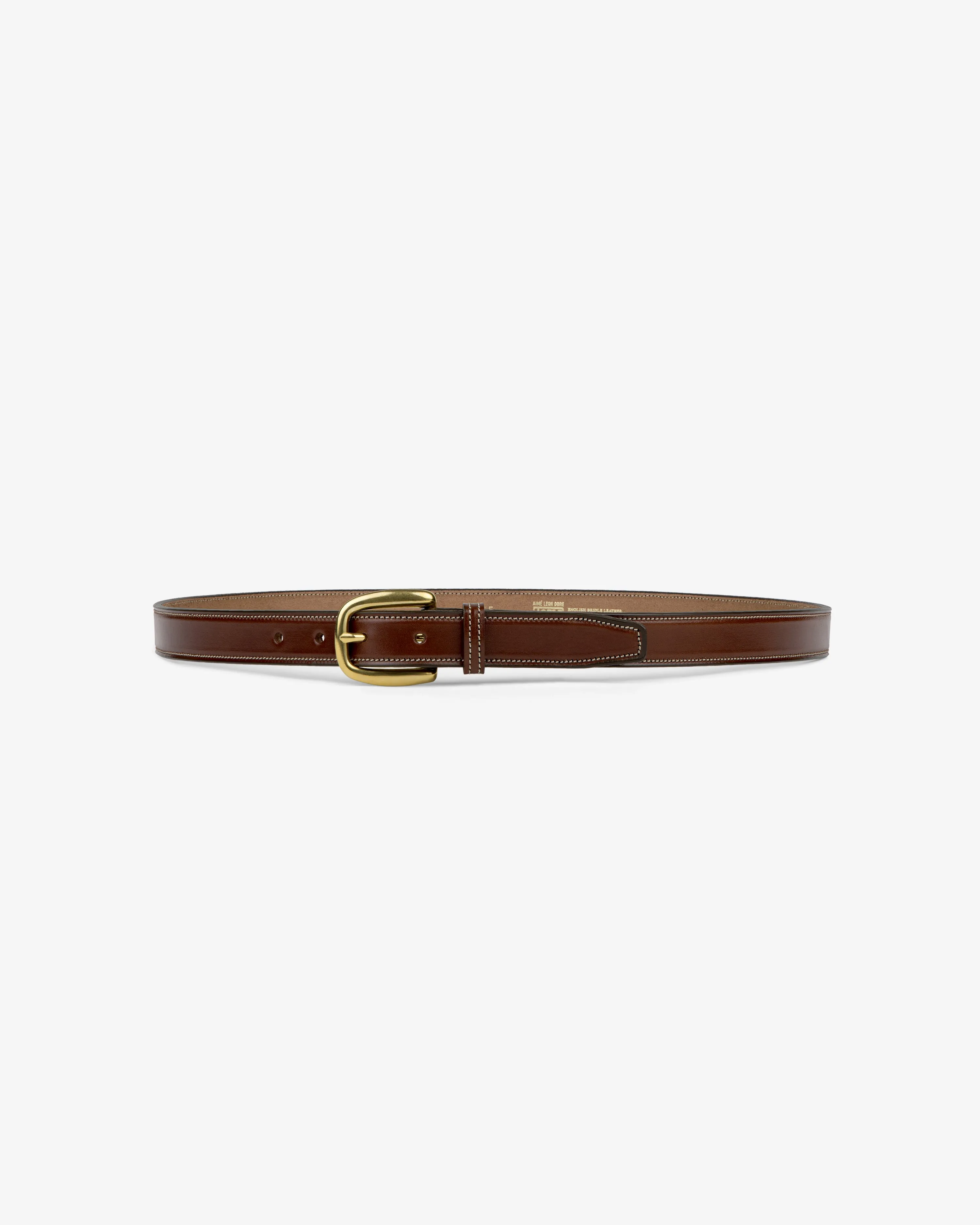 Saddle Stitch Leather Belt sold by Aime Leon Dore product image thumbnail 2