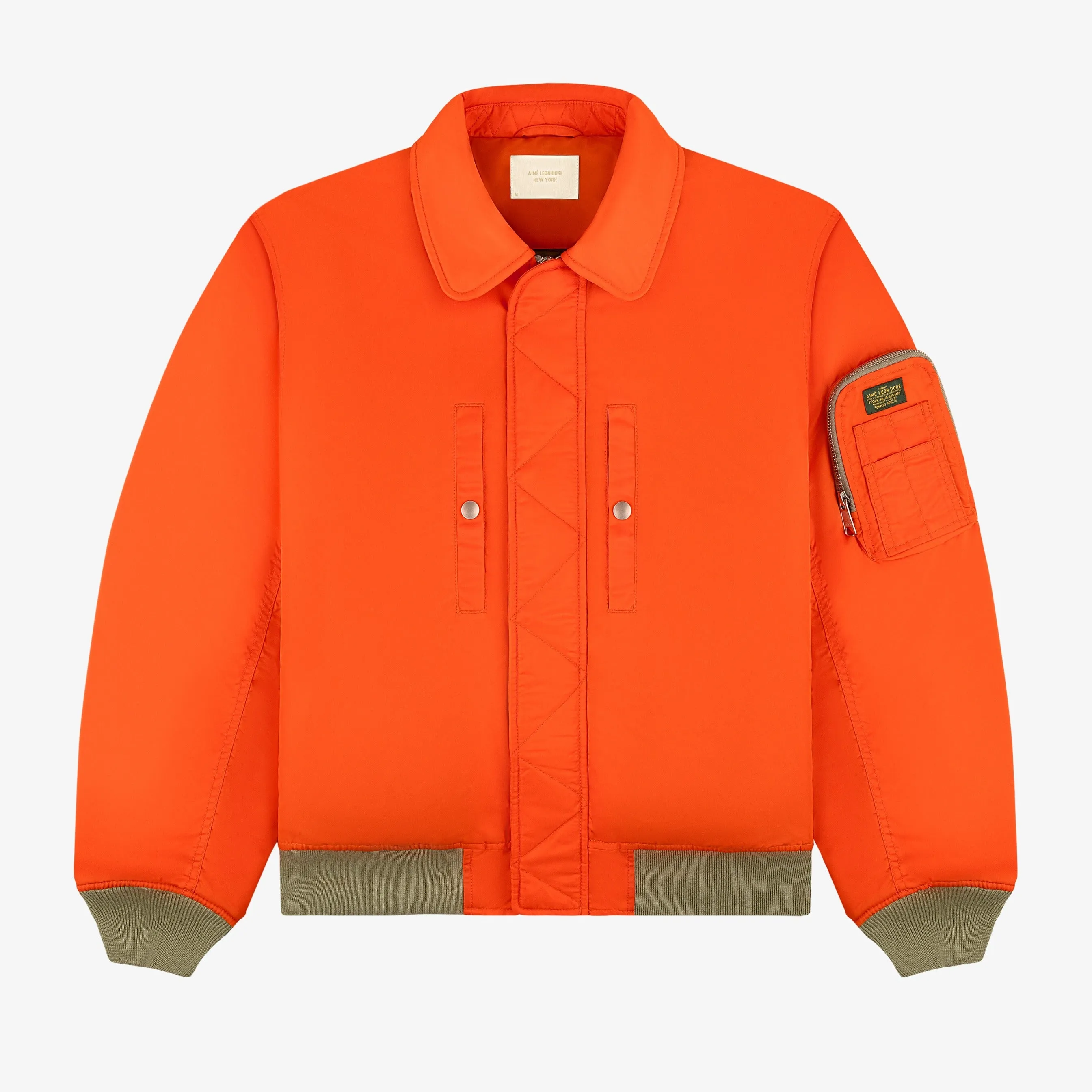 Satin Bomber Jacket sold by Aime Leon Dore