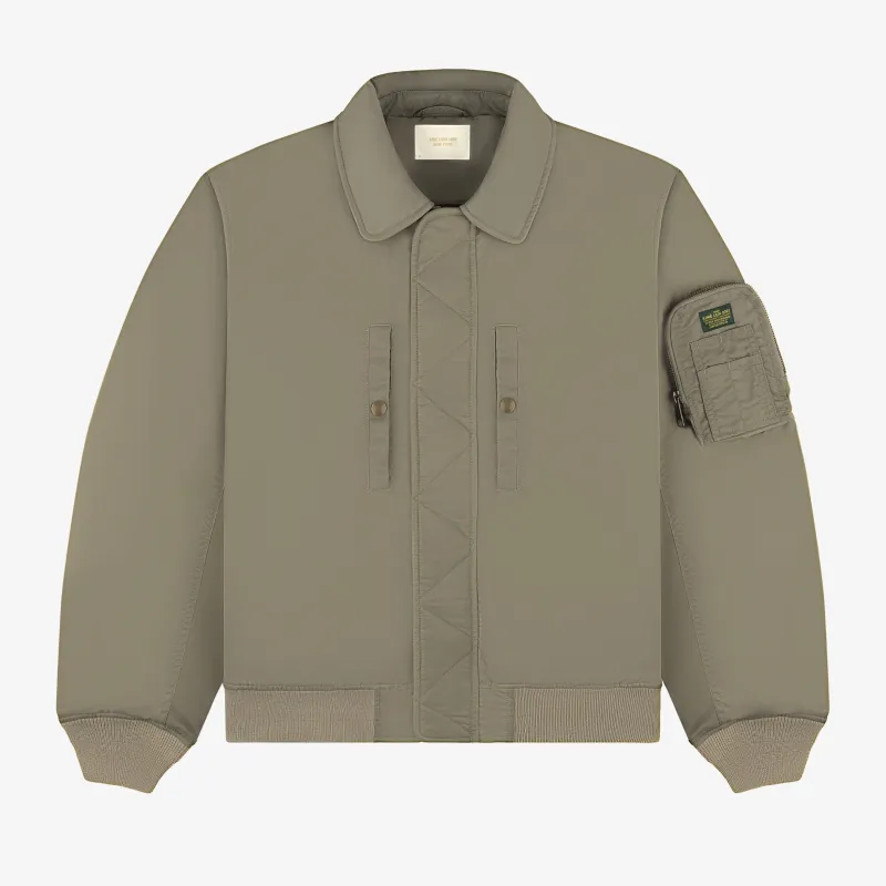 Satin Bomber Jacket sold by Aime Leon Dore