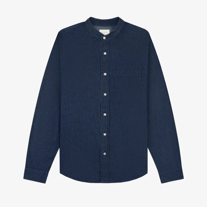 Denim Collarband Shirt made by Aime Leon Dore